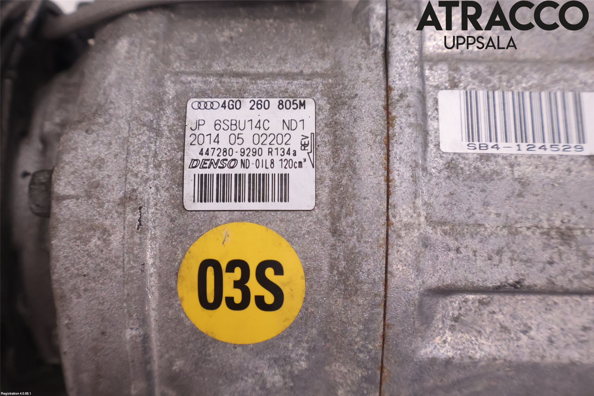Audi A6/S6 4G 11-18 Varme Ac Kompressor