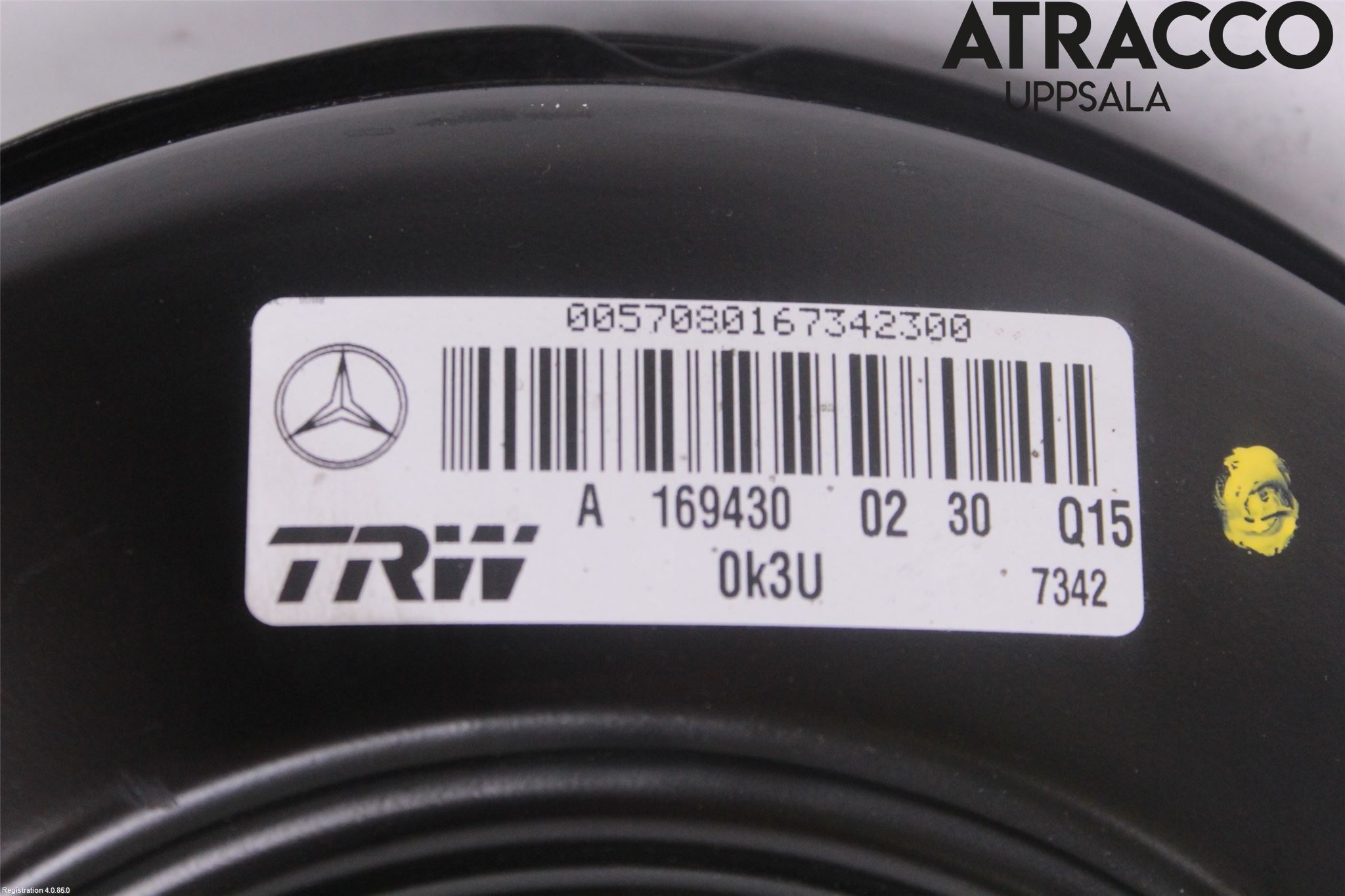 Mercedes-Benz MB A-KLASS (W169) 04-12 Bremseservo