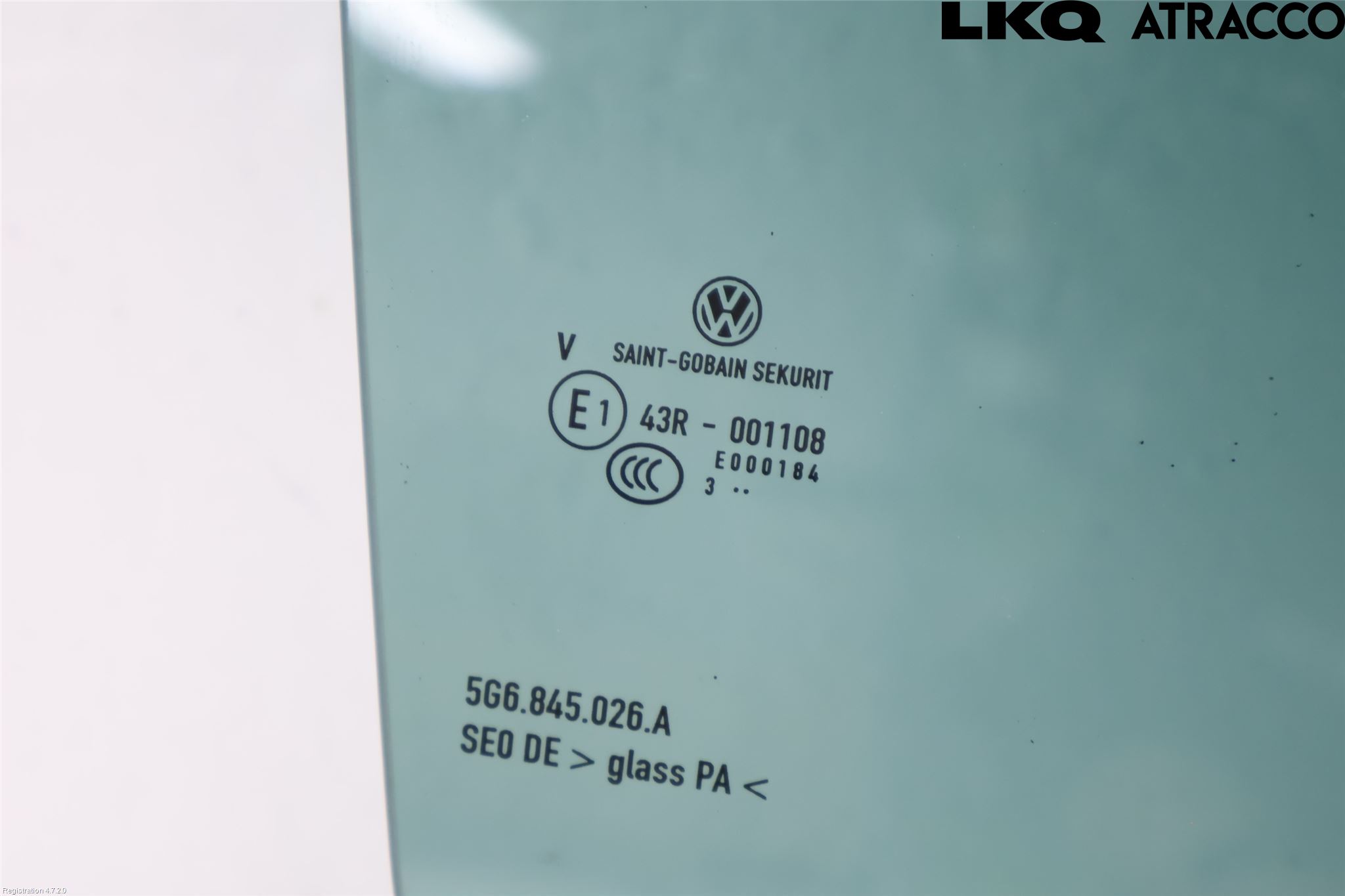 Volkswagen VW GOLF / E-GOLF VII 13-20 Dørrute Bak Høyre 4Dørs