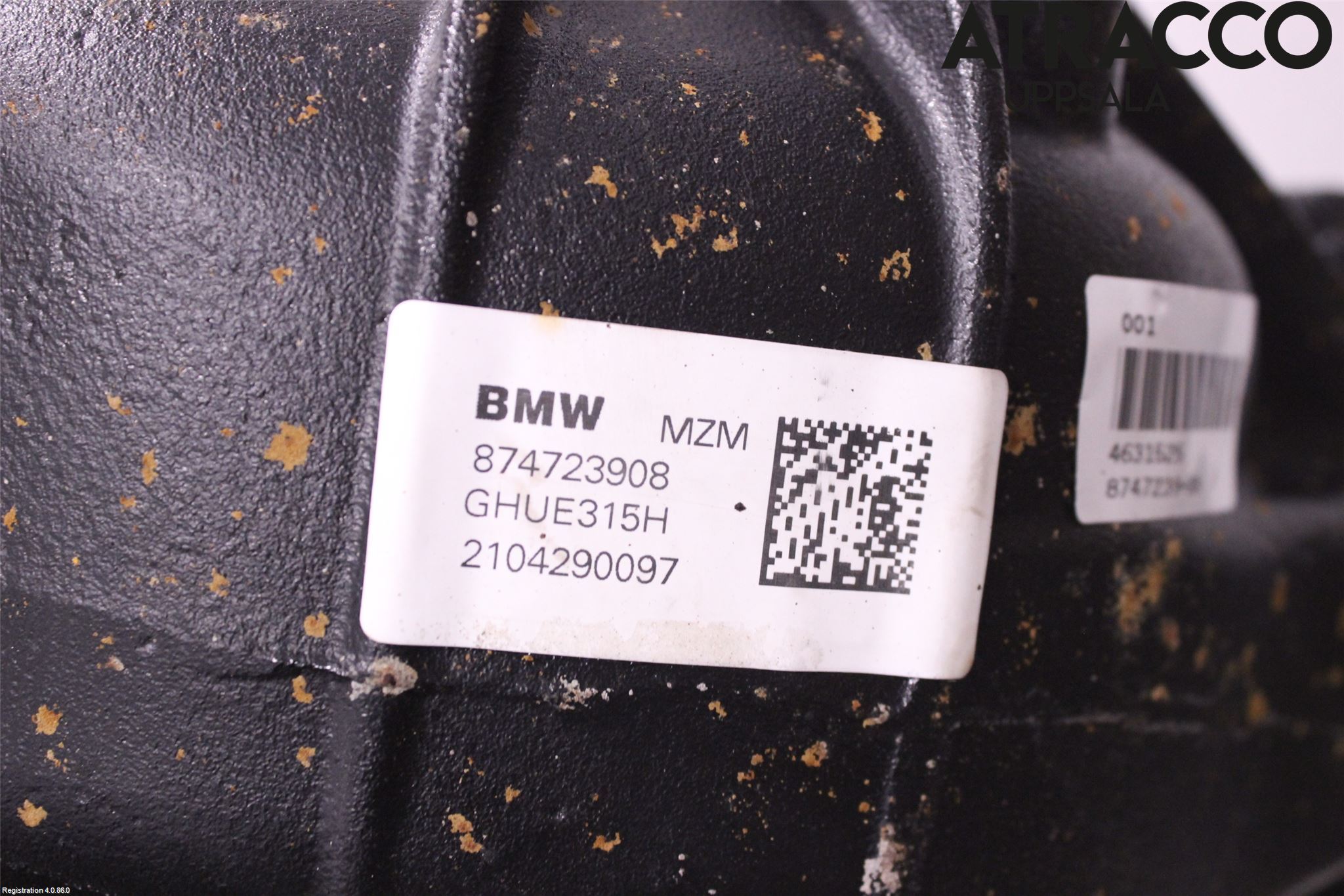 BMW 3 G20/G21/G80/G81 19- Bakaksel Kardang Bak -Diff