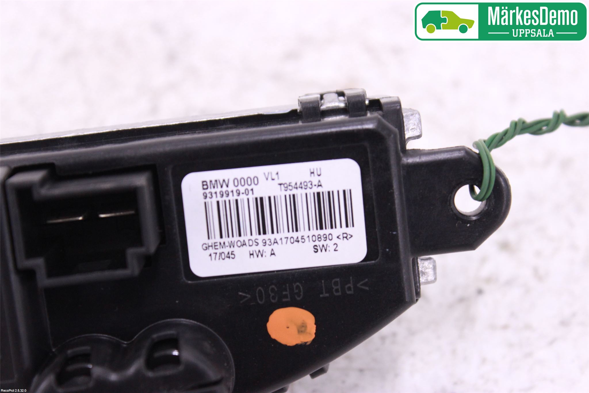 BMW 2 F22/F23/F87 Coupé/Cab 13-21 Varmeapparat Viftemotstand