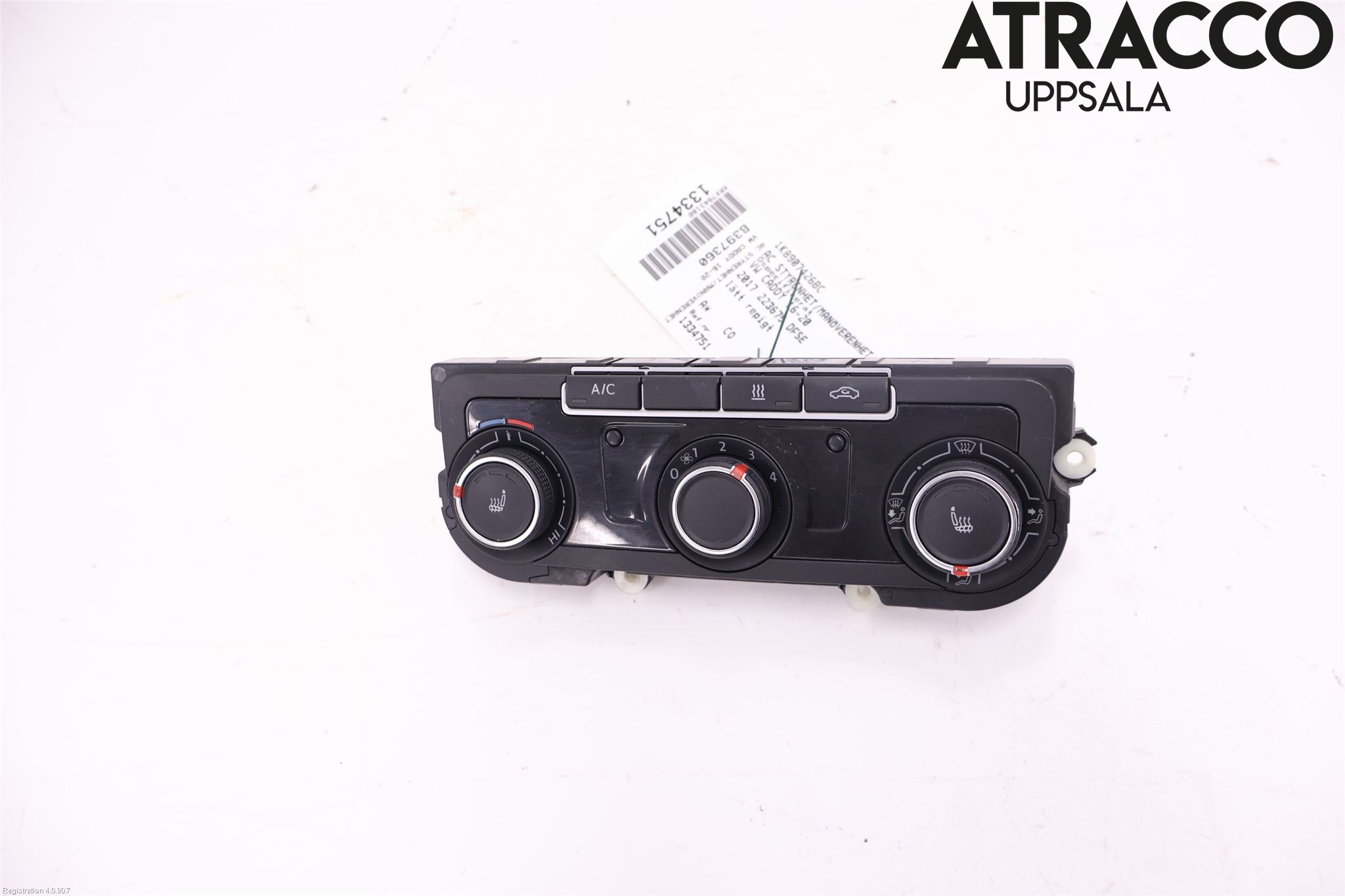Volkswagen VW CADDY 16-20 Varme Ac Betjening-Display