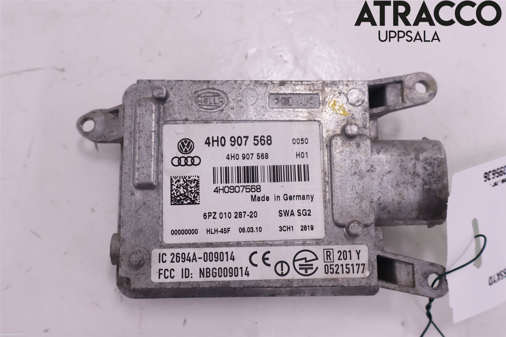 Audi A8/S8 4H 10-17 Sensor Kollisjonsbeskyttelse