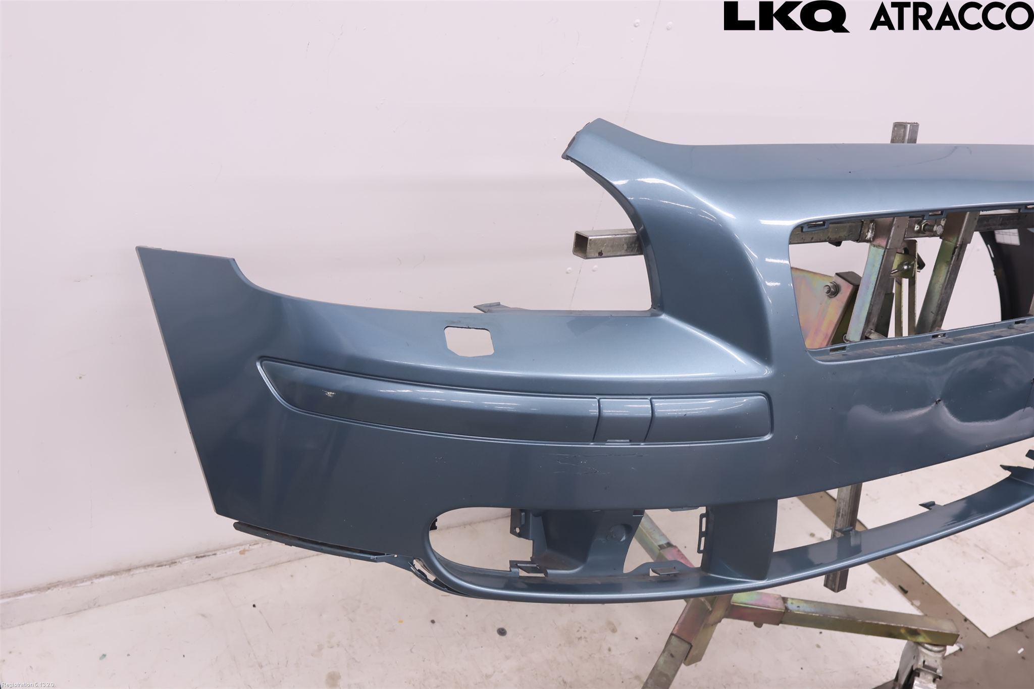 Volvo S40 04-07 Støtfanger Foran Plastdeksel