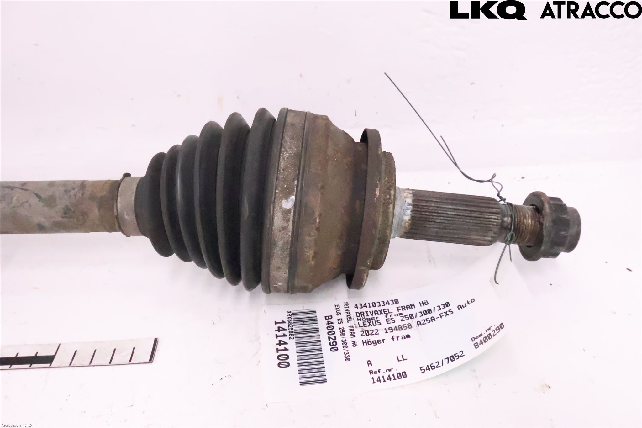 Lexus ES 250/300/330 Drivaksel Foran Kompl Høyre