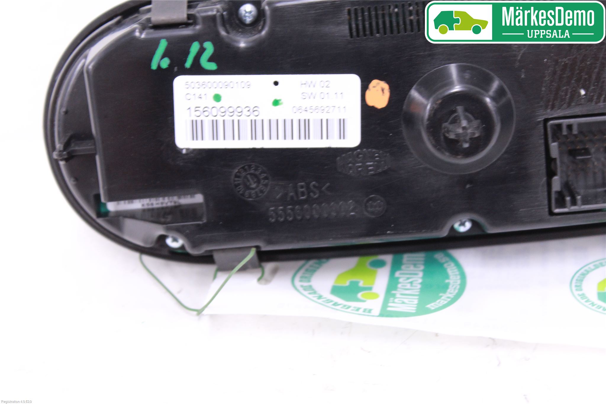 Alfa GIULIETTA Varme Ac Betjening-Display