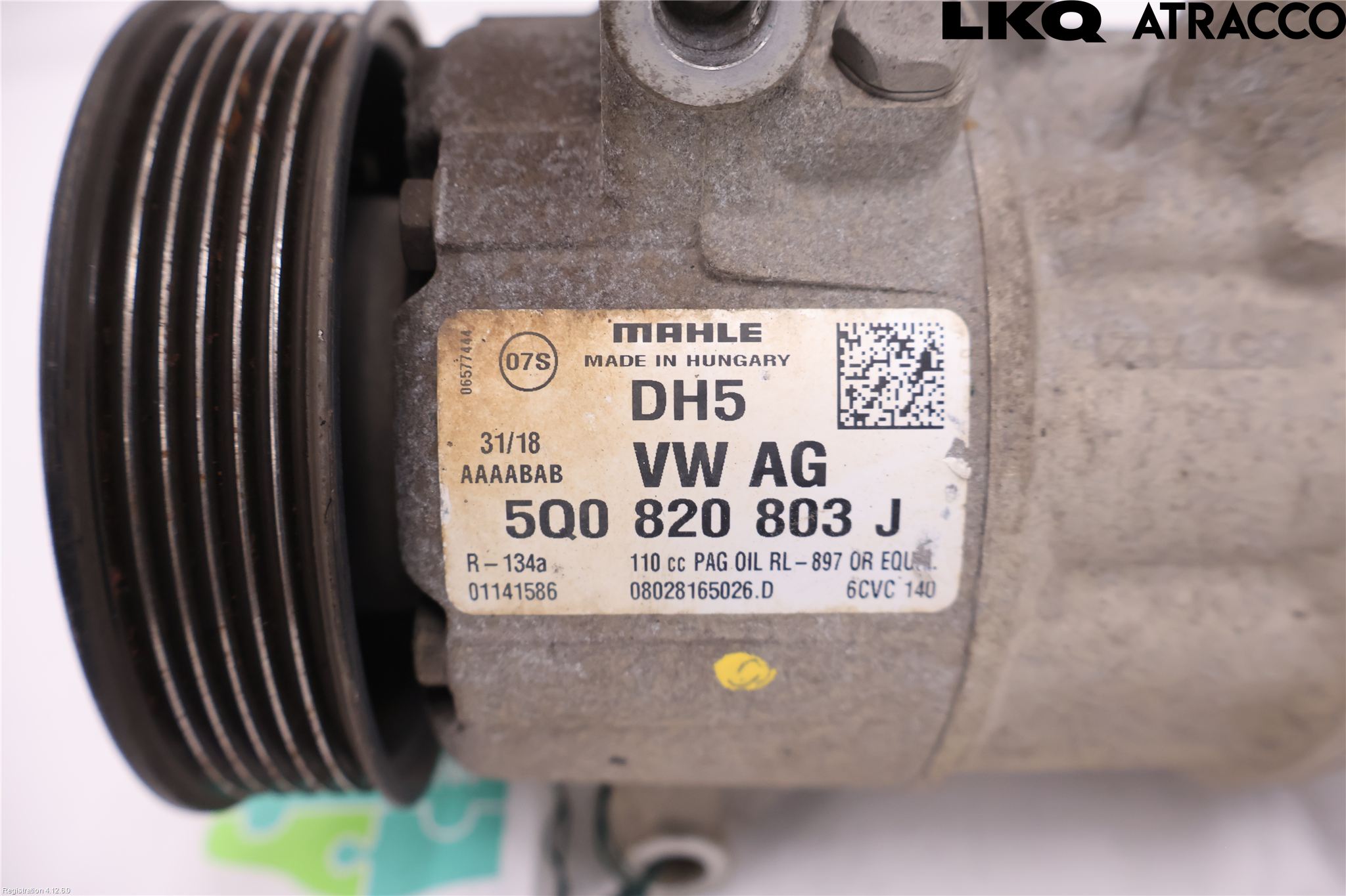 Volkswagen VW CADDY 16-20 Varme Ac Kompressor