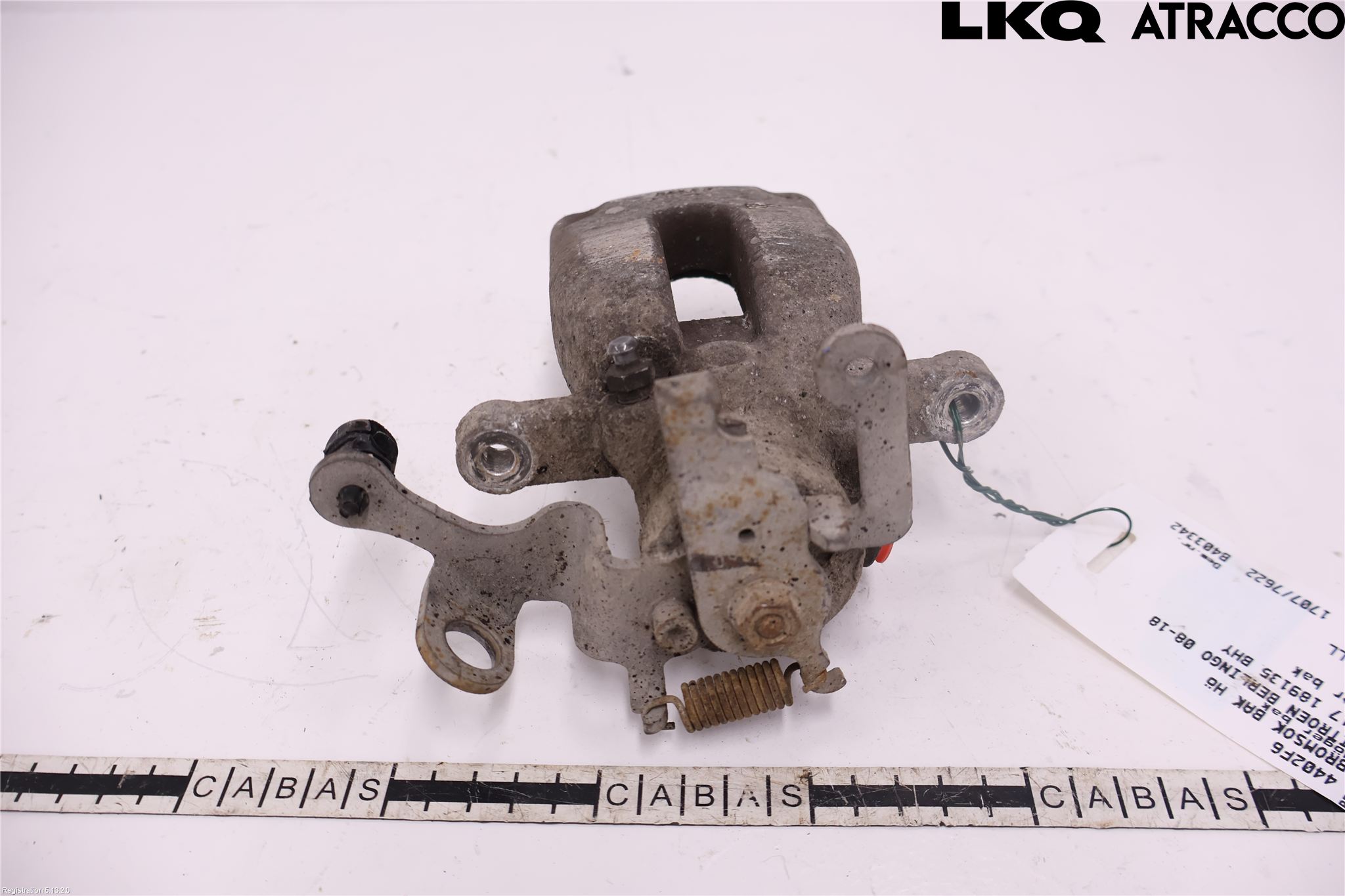 Citroen BERLINGO 08-18 Bremsecaliper Bak Høyre