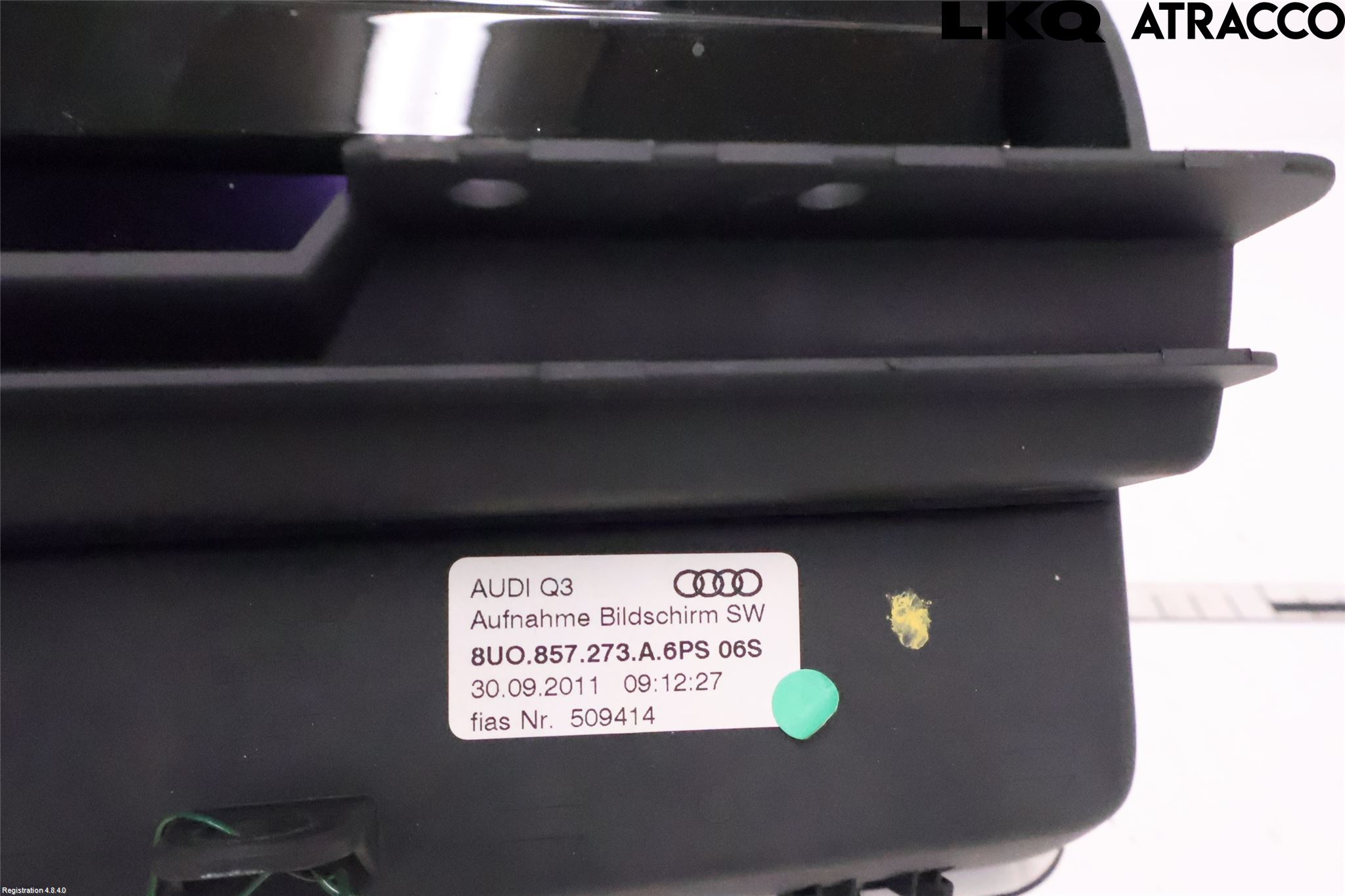 Audi Q3 8U 12-18 Instr Skjerm Dvd-Gps-Ac-Tlf