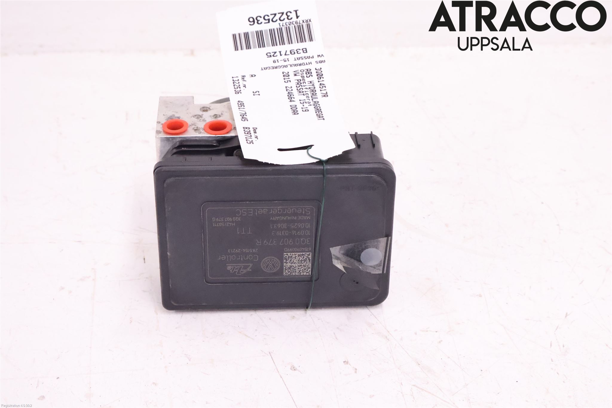 Volkswagen VW PASSAT 15-19 Abs Hydraulikkaggregat