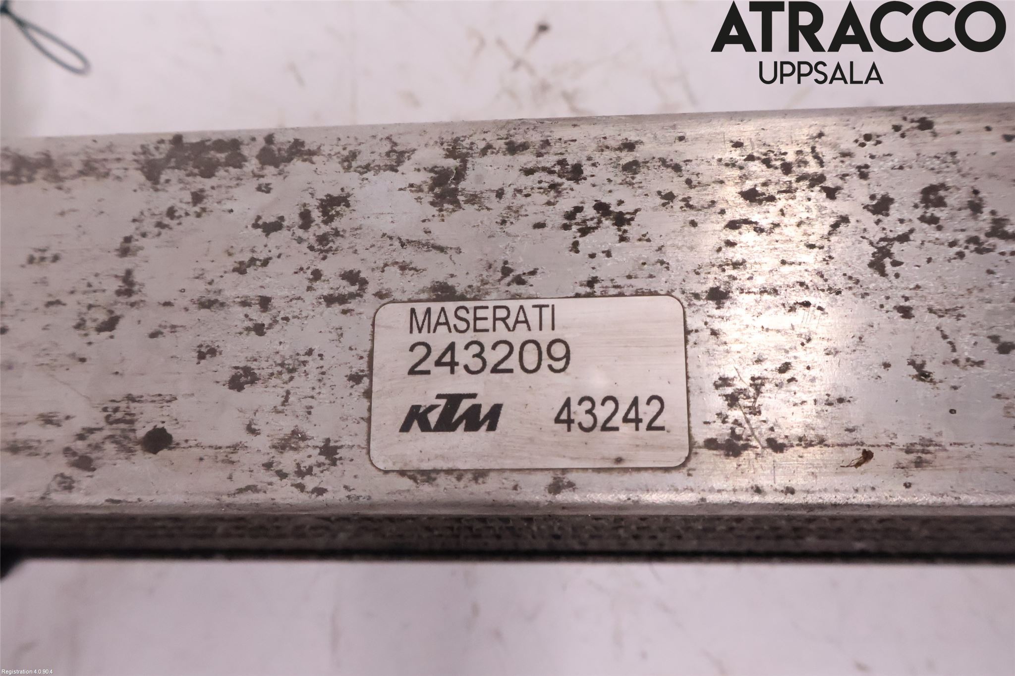 Maserati  Radiator Oljekjøler Motor