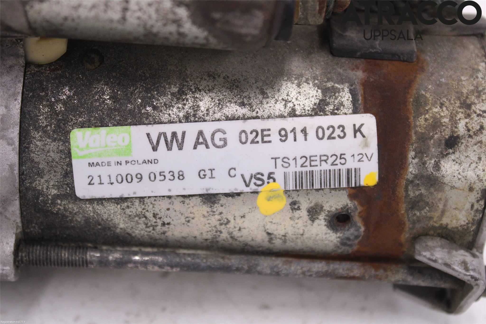 Volkswagen VW GOLF VI 09-13 Startmotor