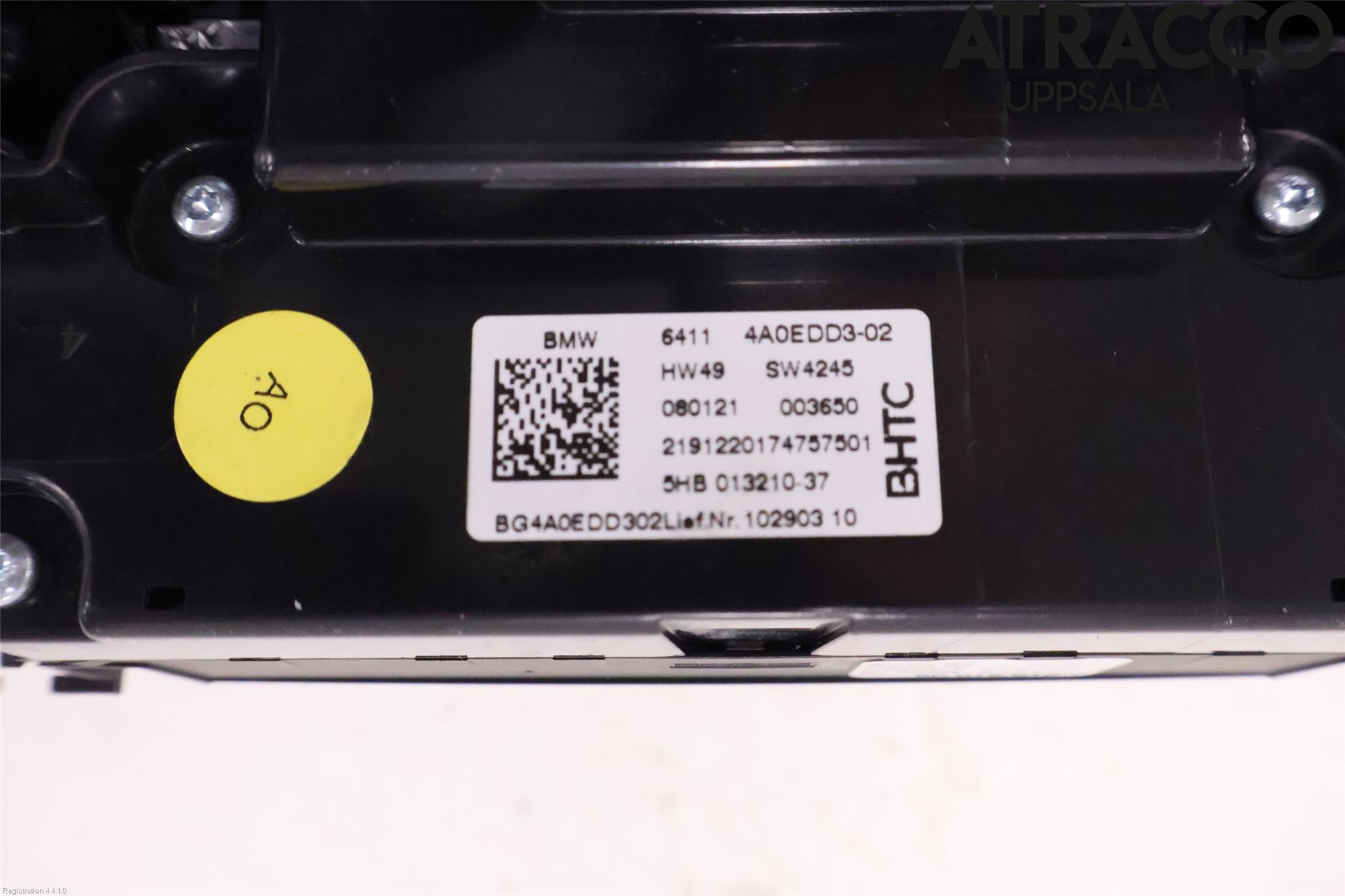 BMW 3 G20/G21/G80/G81 19- Varme Ac Betjening-Display