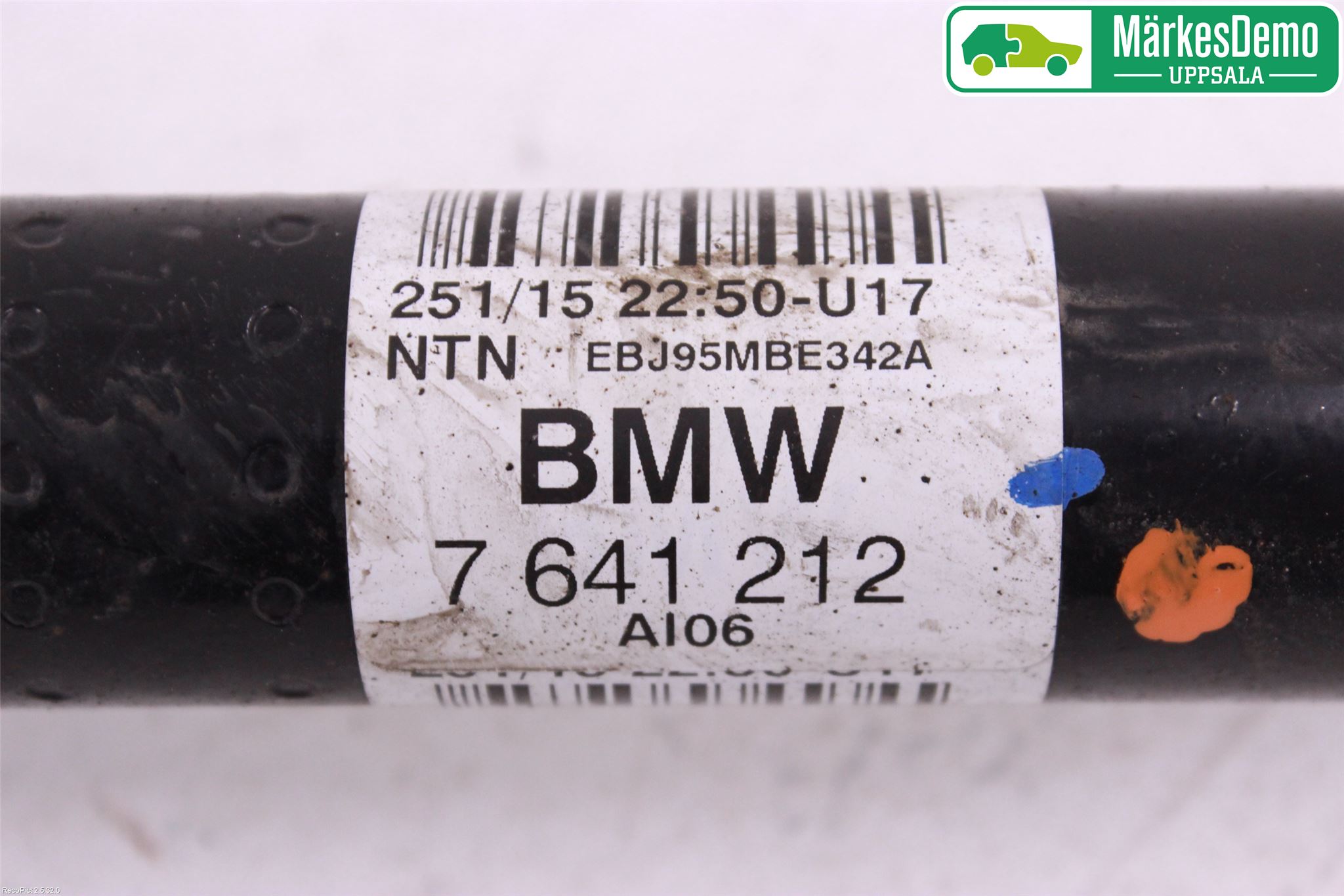 BMW i3 I01 13-22 Drivaksel Bak Kompl Høyre