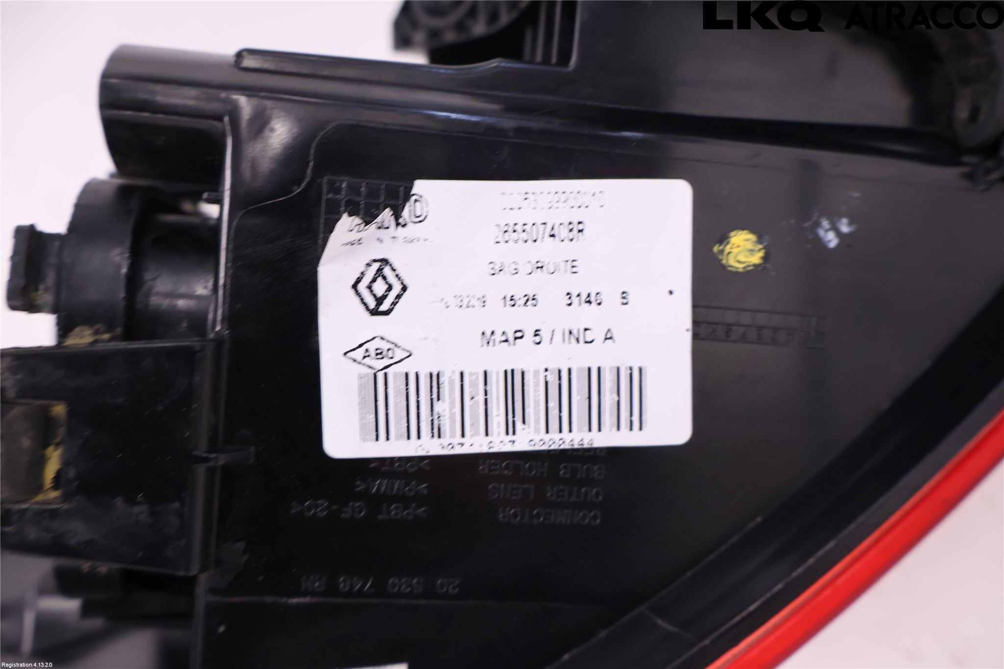 Renault CLIO IV 16-19 Baklykt Høyre
