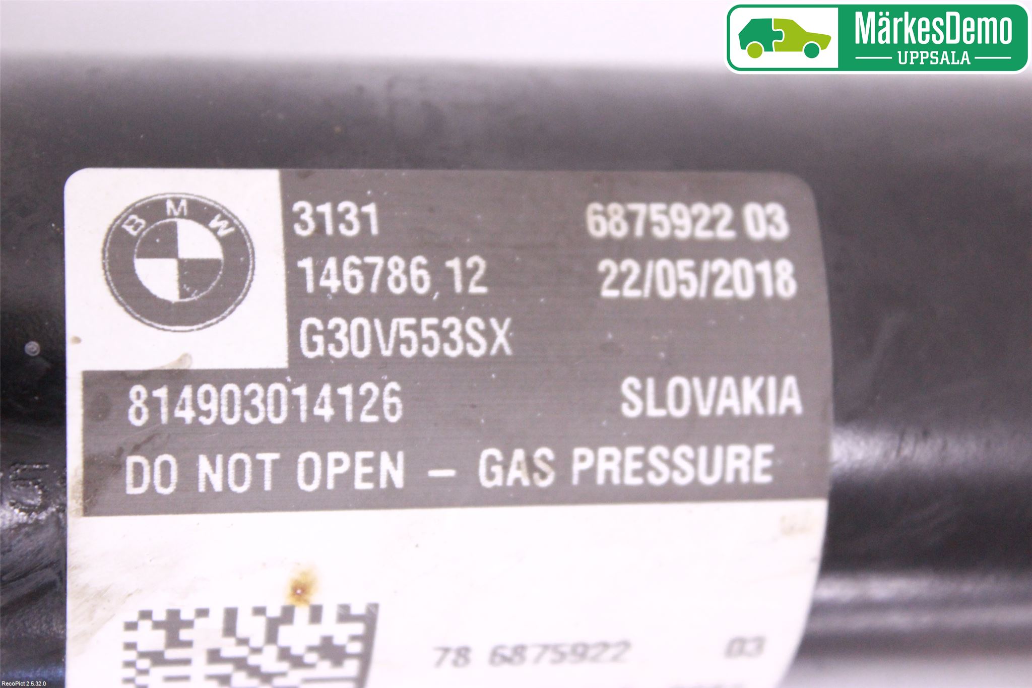 BMW 5 G30/G31/F90 17-23 Fjærbein Foran Høyre