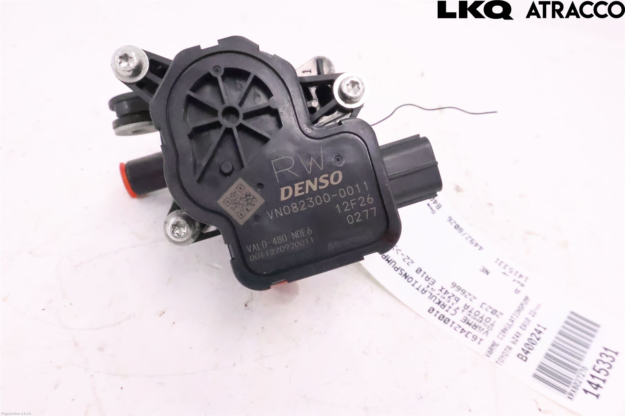 Toyota bZ4X EA10 22- Varme Sirkulasjonspumpe
