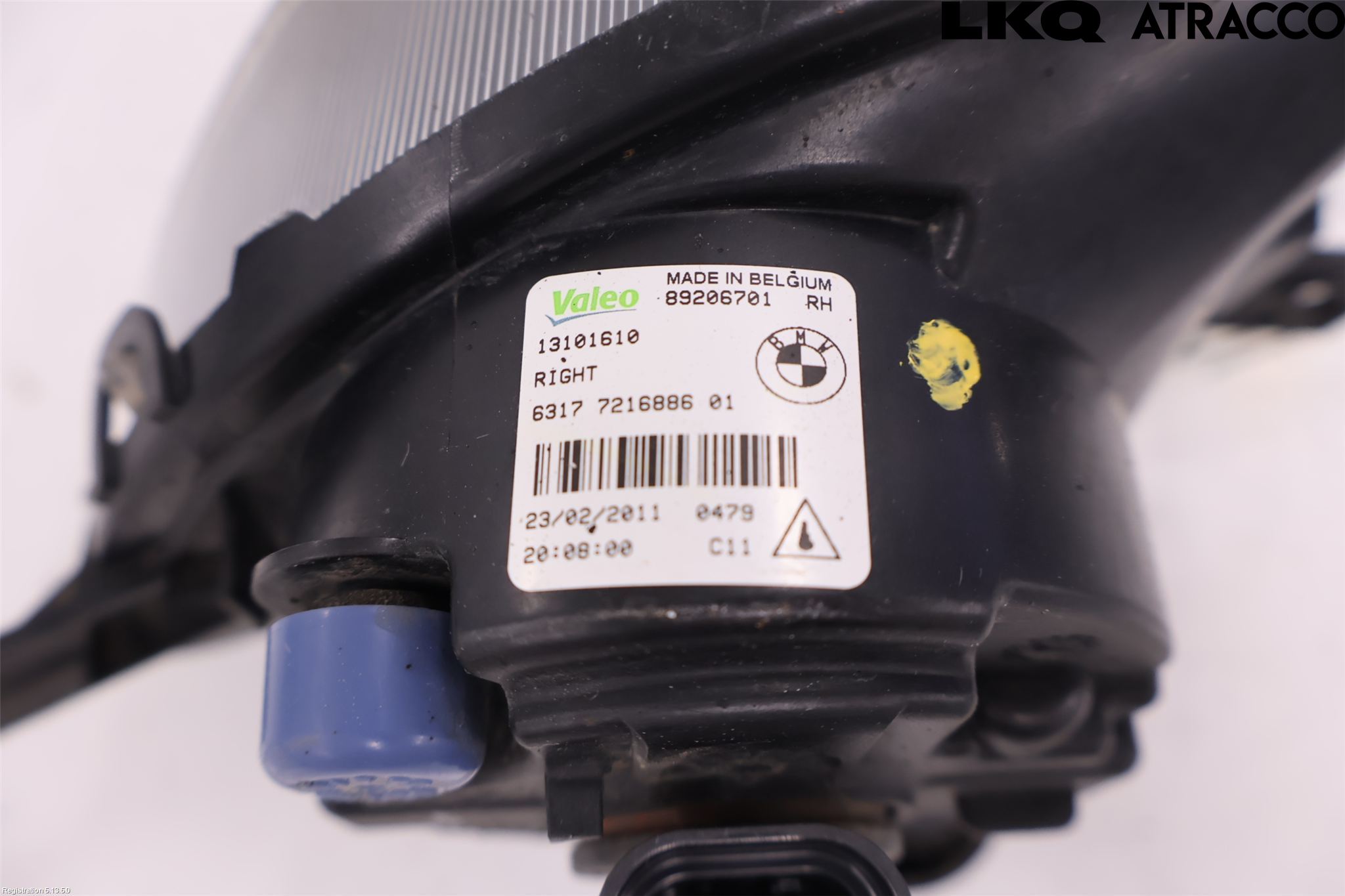 BMW 5 F10/F11/F18 09-17 Frontlykt-Kurve-Tåkelys