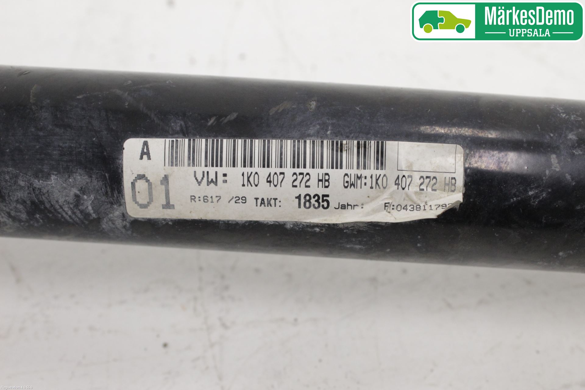 Volkswagen VW GOLF V 04-09 Drivaksel Foran Kompl Høyre