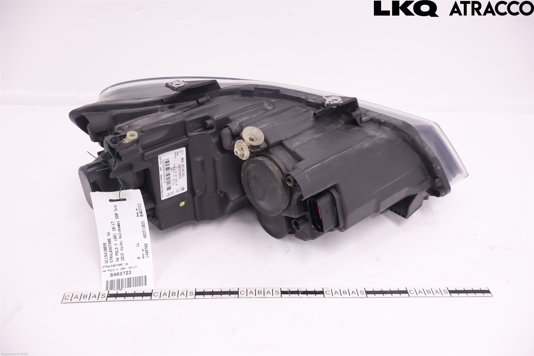 Volkswagen VW POLO 10-17 Frontlykt Venstre