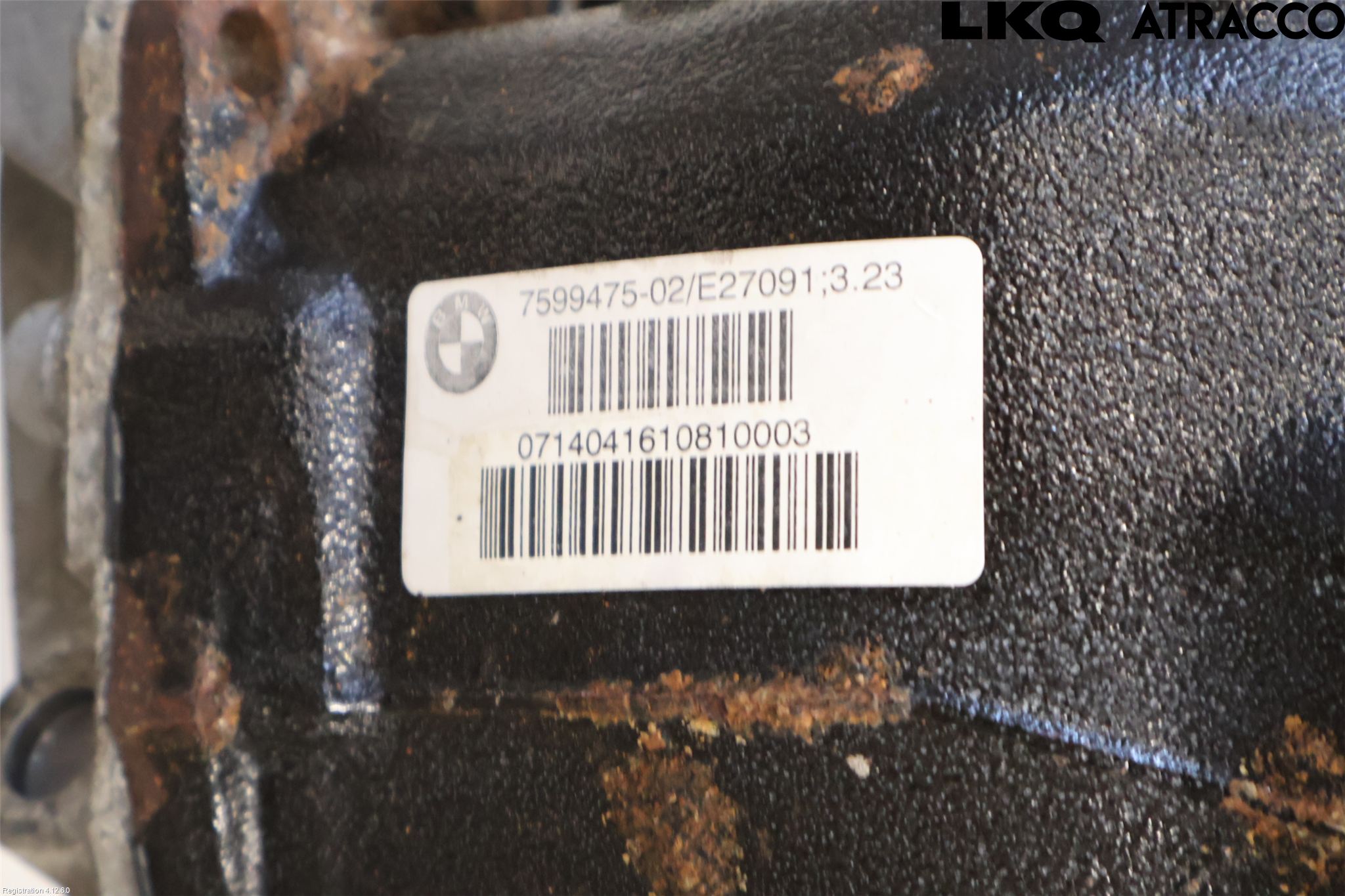 BMW 3 F30/F31/F80 12-19 Bakaksel Kardang Bak -Diff