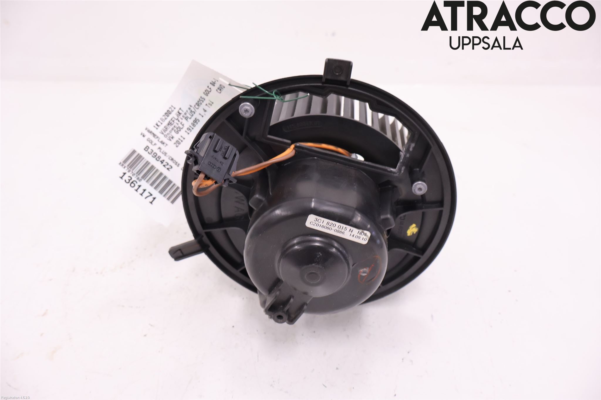 Volkswagen VW GOLF PLUS/CROSS GOLF 04-14 Varmeapparat Viftemotor