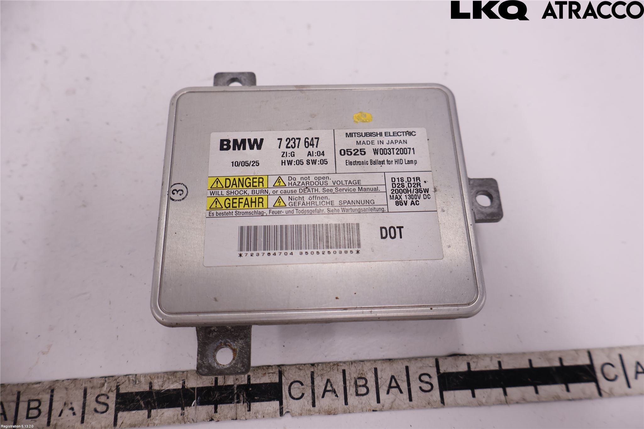 BMW 5 F10/F11/F18 09-17 Styreenhet Xenon