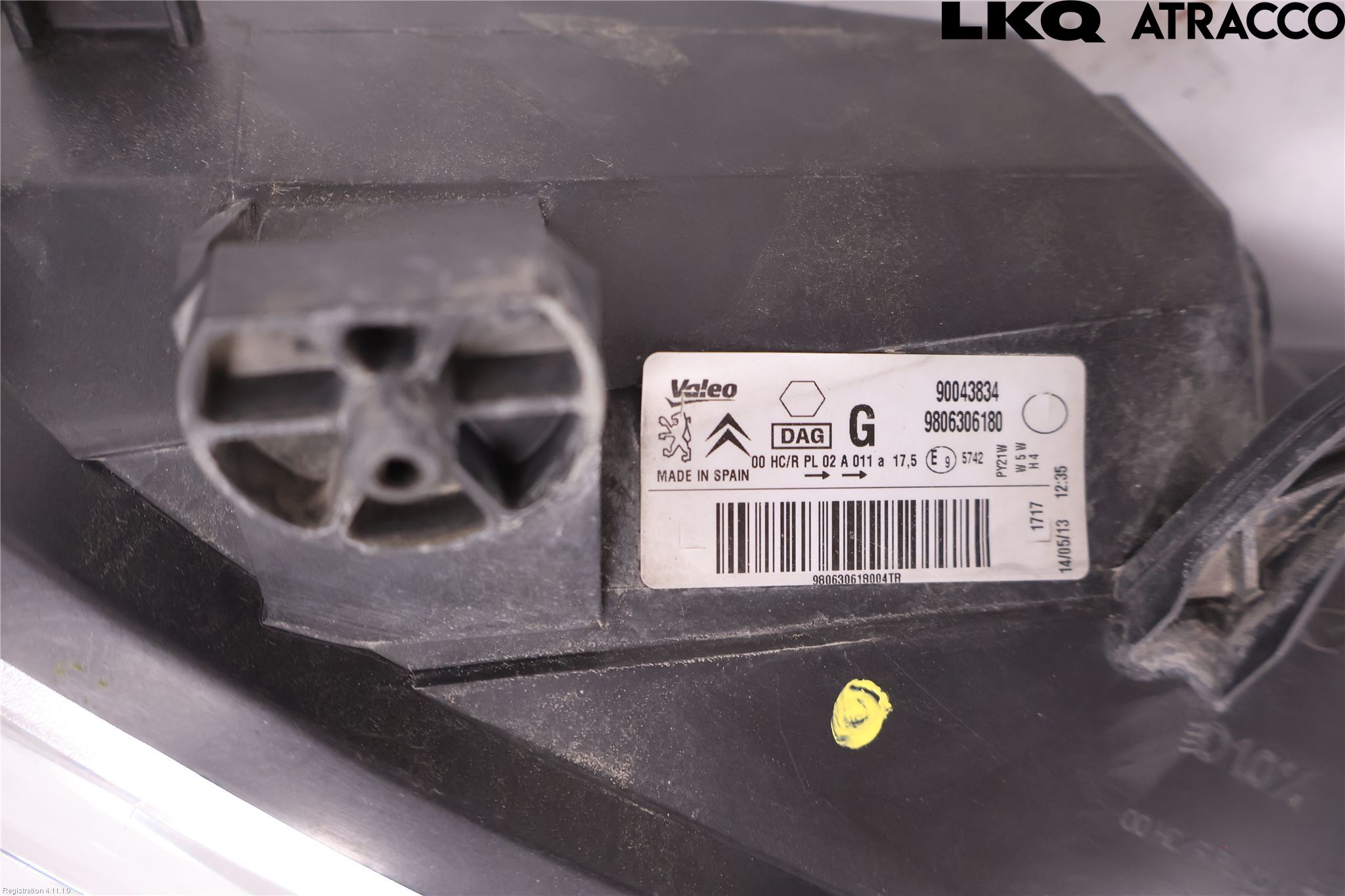 Citroen BERLINGO 08-18 Frontlykt Venstre