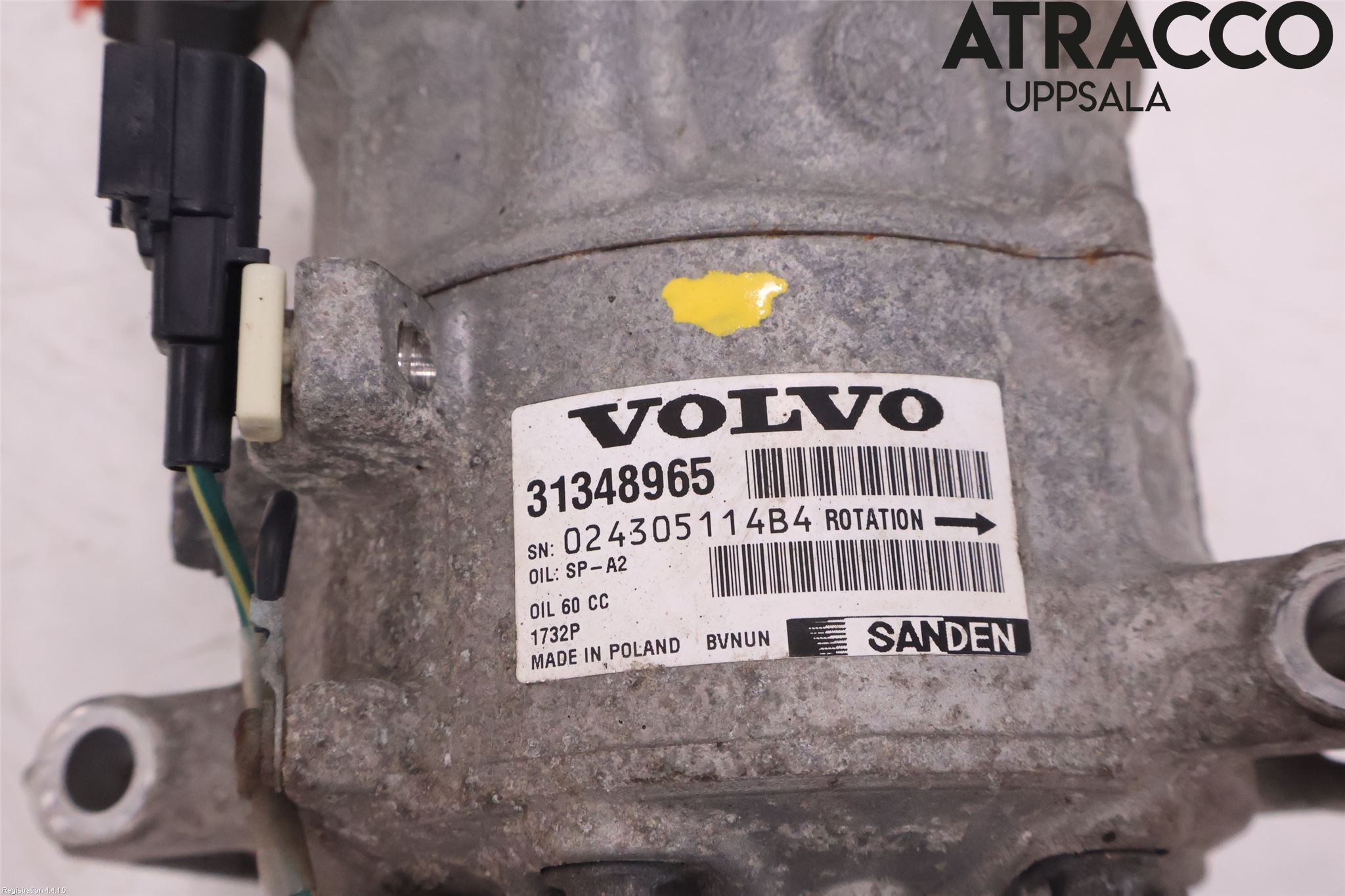 Volvo V40 12-19 Varme Ac Kompressor