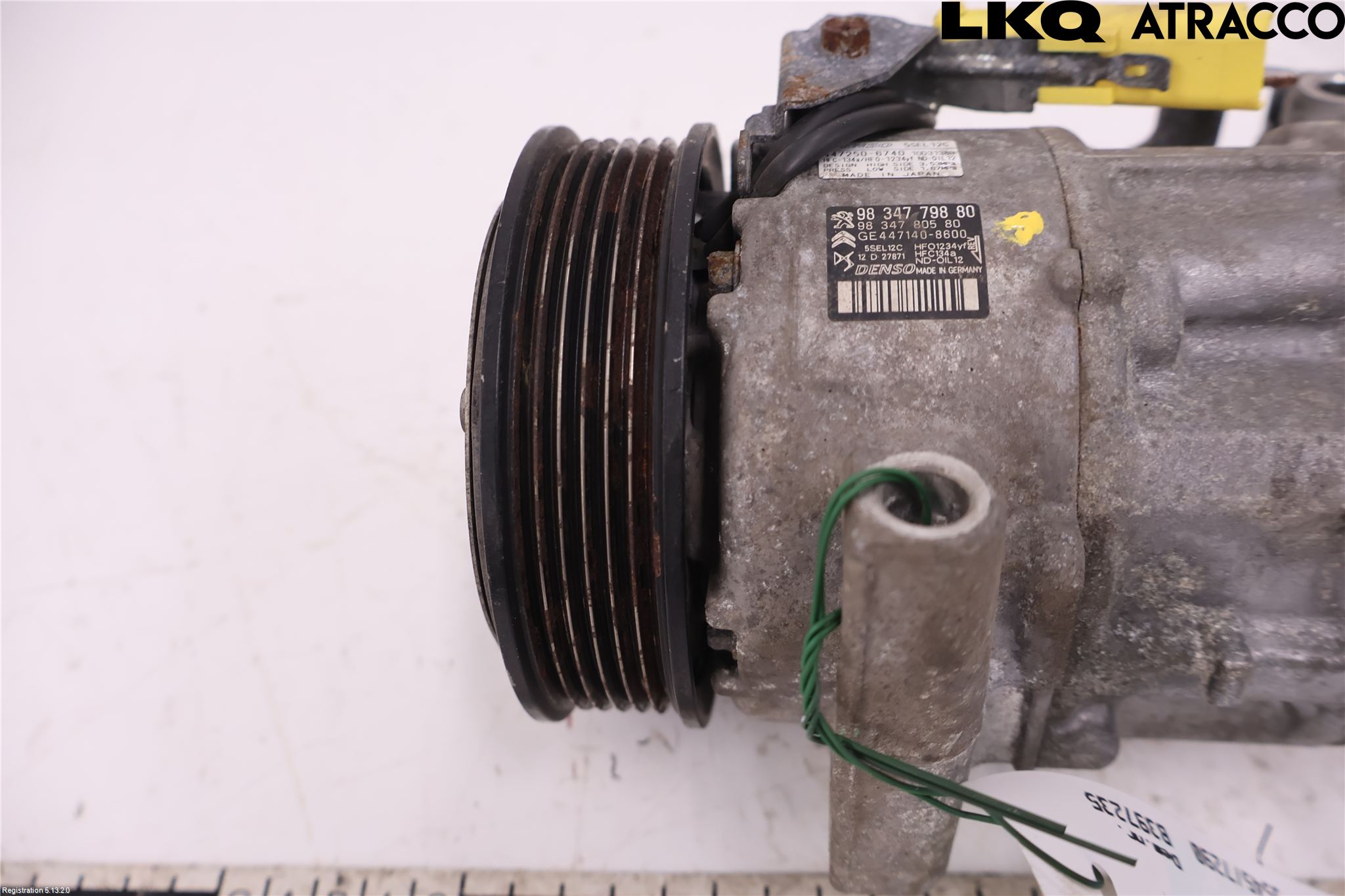 Opel CORSA F, CORSA-E 20- Varme Ac Kompressor