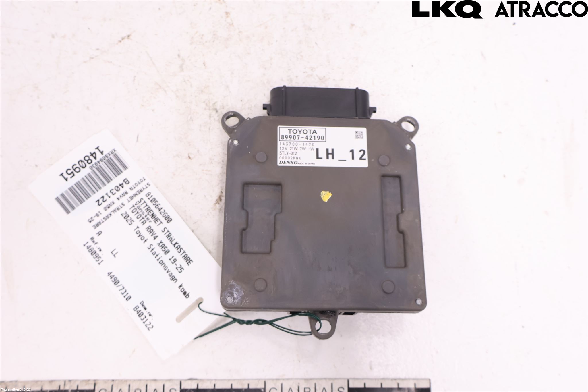 Toyota RAV4 19- Styreenhet Xenon