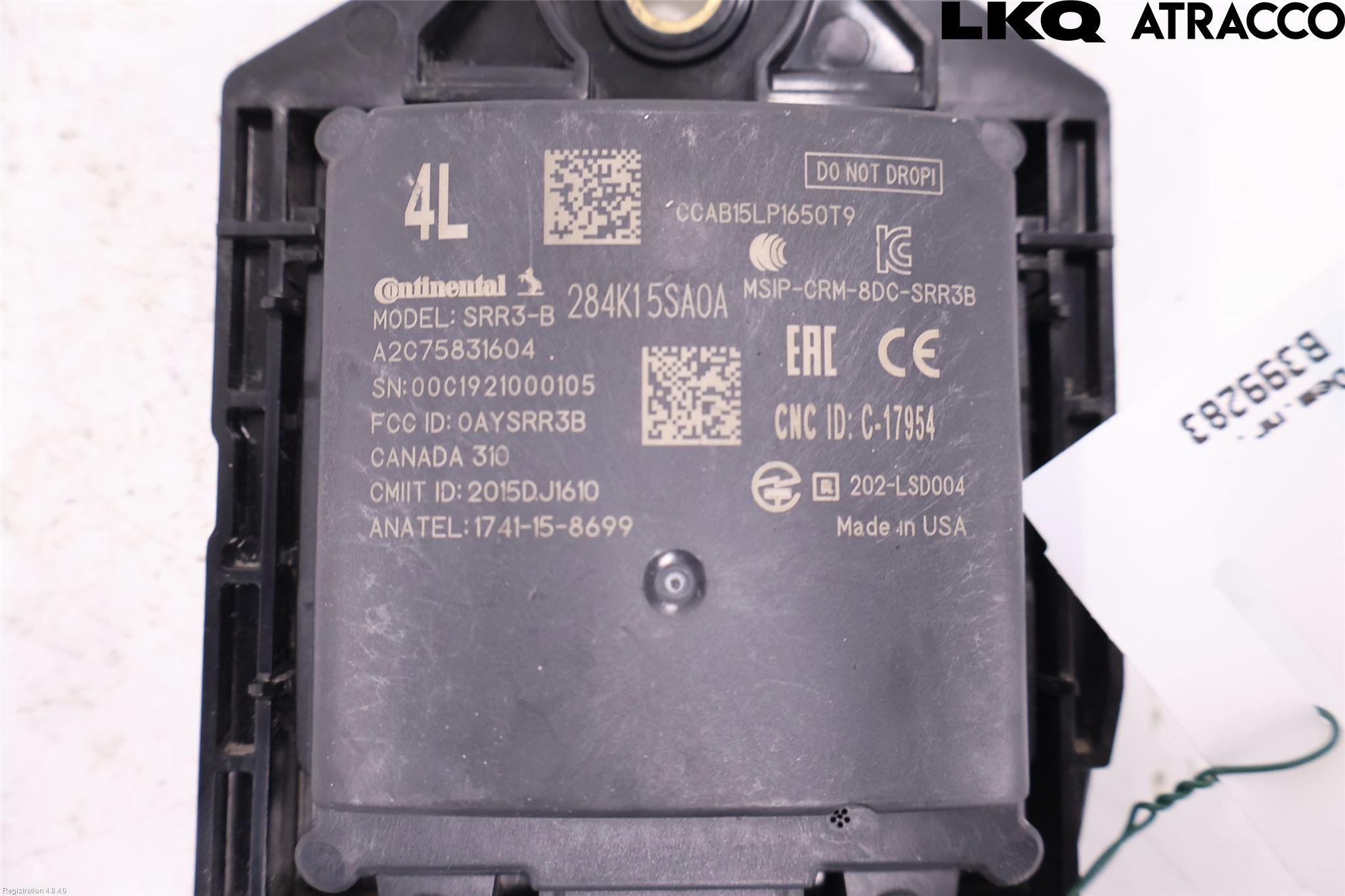 Nissan LEAF 18- Sensor Kollisjonsbeskyttelse