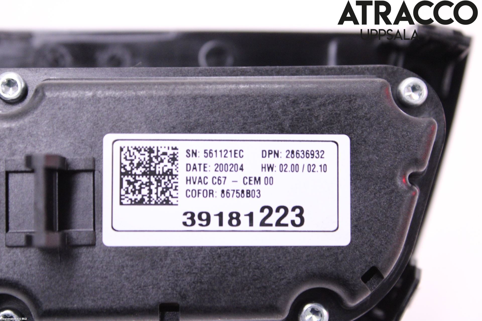 Opel CORSA F, CORSA-E 20- Varme Ac Betjening-Display