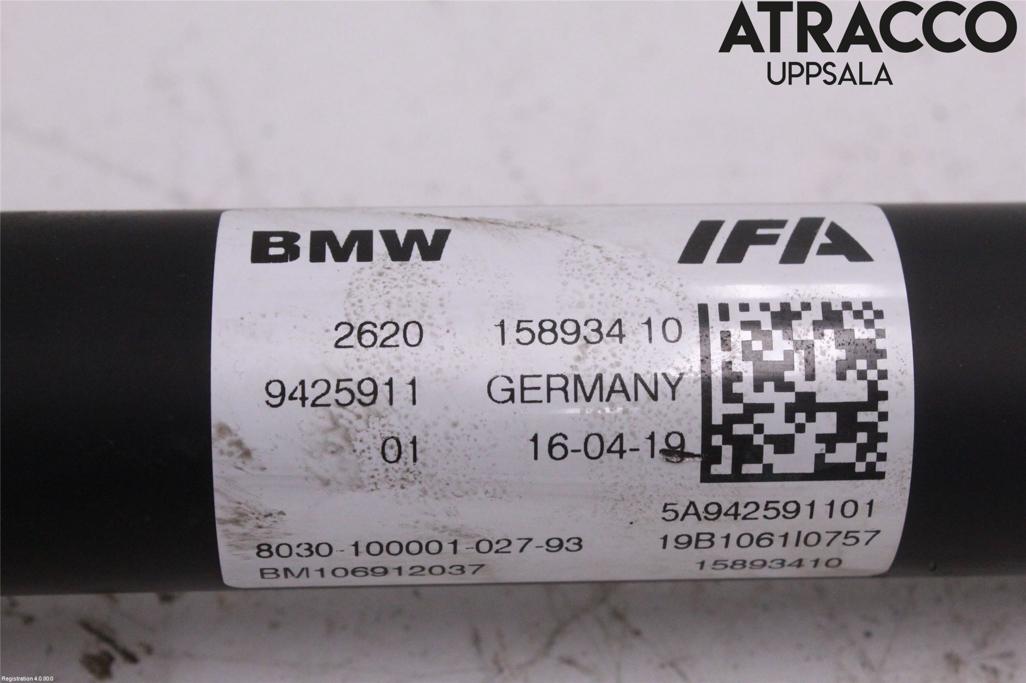 BMW X3 G01 18- Mellomaksel Fremre 4Wd