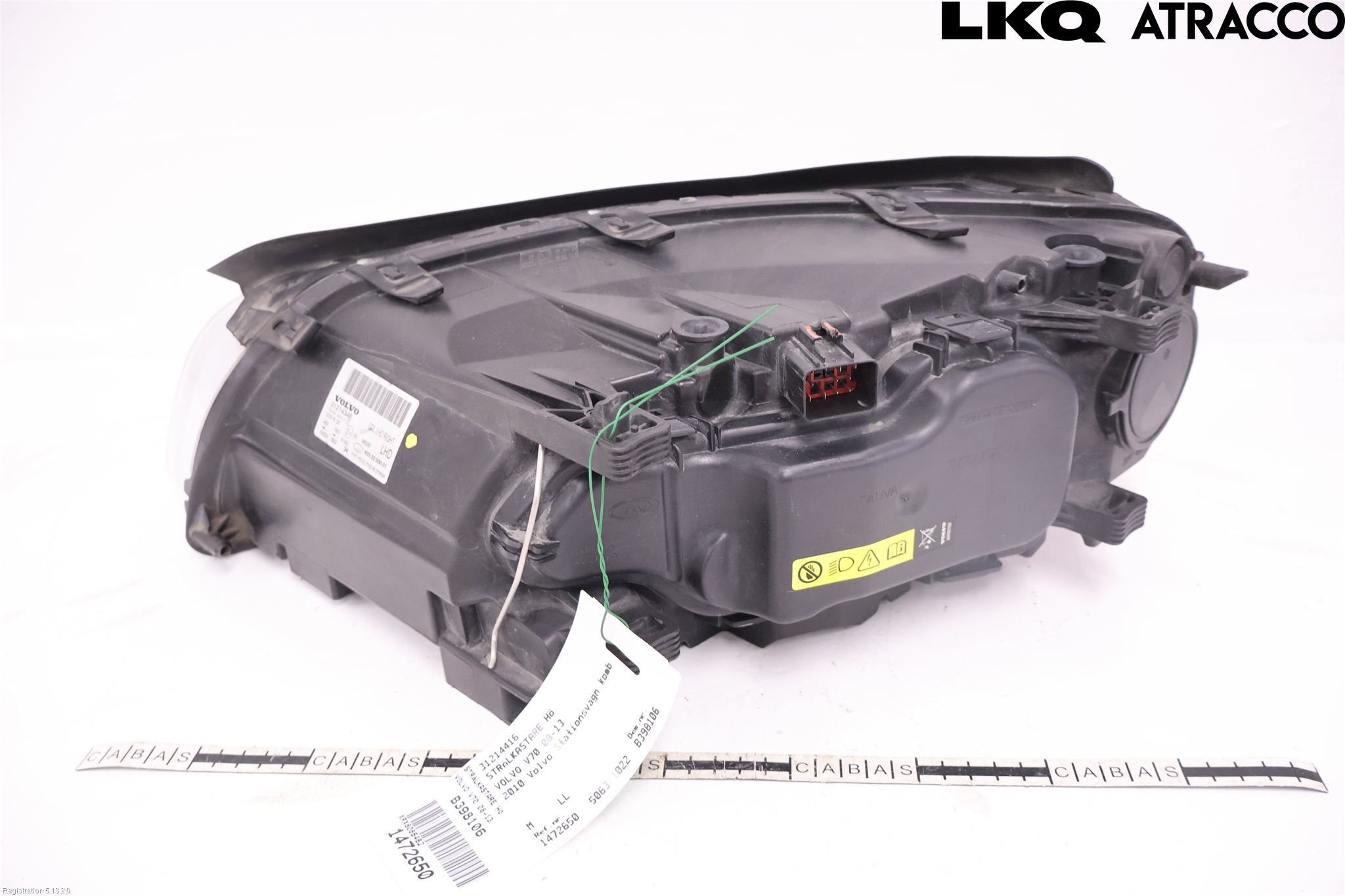 Volvo V70 08-13 Frontlykt Høyre