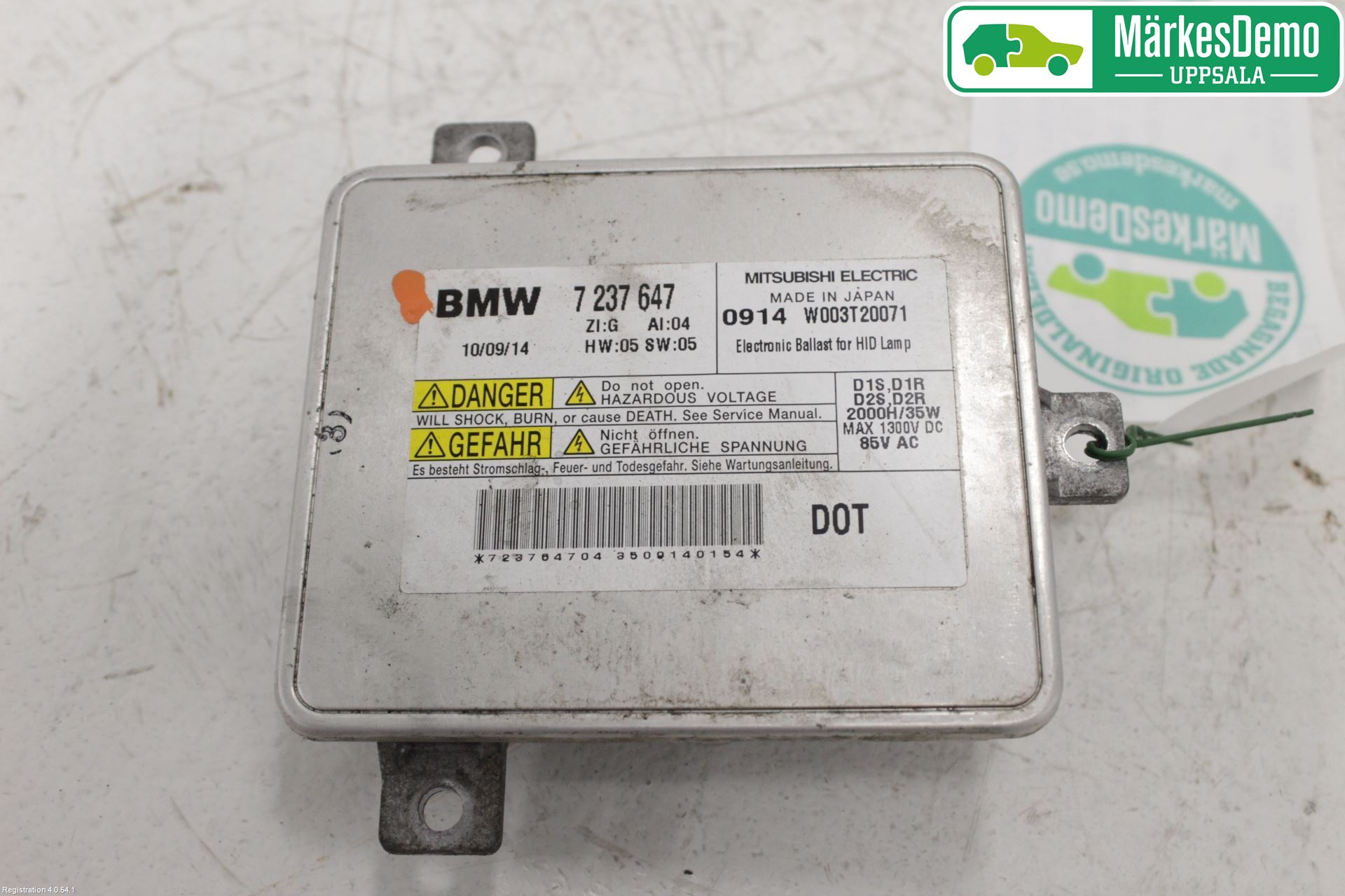 BMW 5 F10/F11/F18 09-17 Styreenhet Xenon