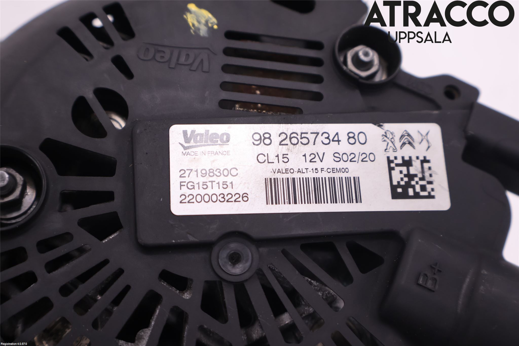 Citroen C4 CACTUS 14-20 Dynamo