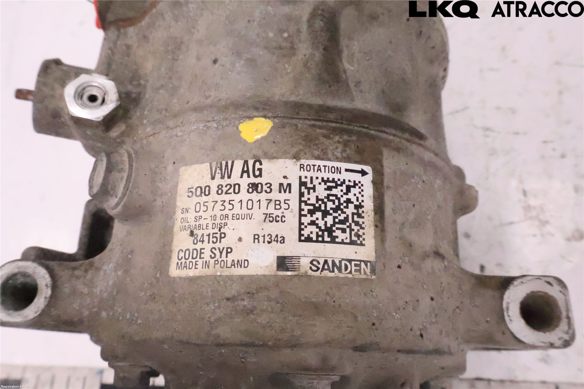 Volkswagen VW CADDY 16-20 Varme Ac Kompressor