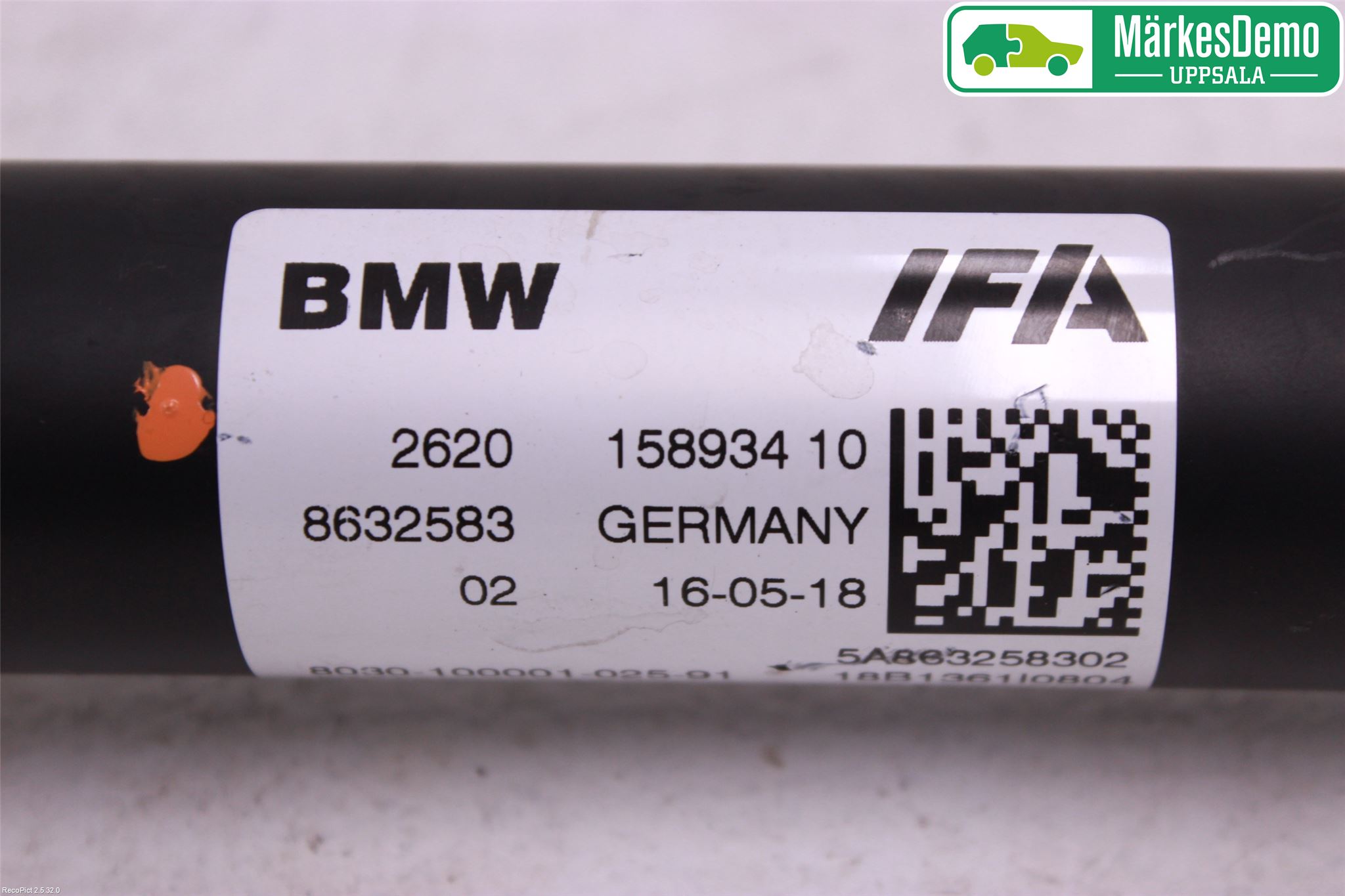 BMW 5 G30/G31/F90 17-23 Mellomaksel Fremre 4Wd