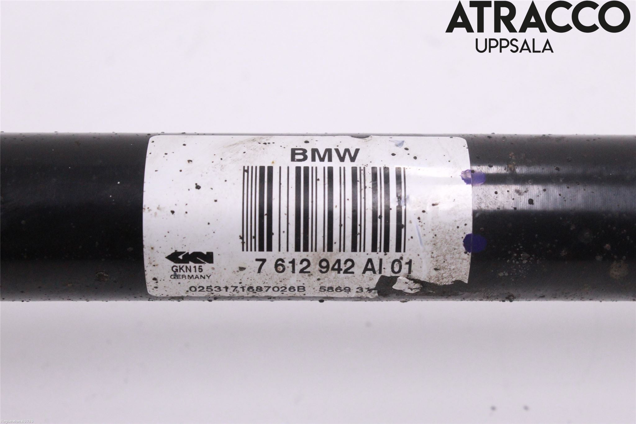 BMW 5 F10/F11/F18 09-17 Drivaksel Bak Kompl Høyre