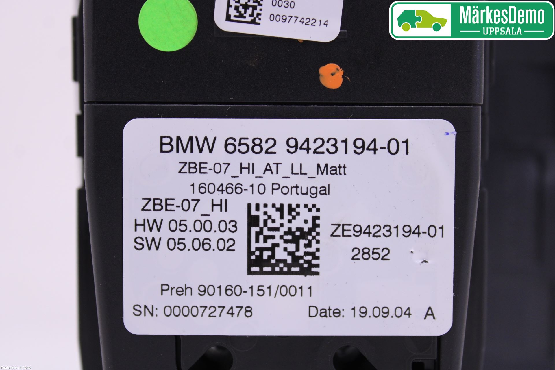 BMW 3 G20/G21/G80/G81 19- Bryter Multifunksjon