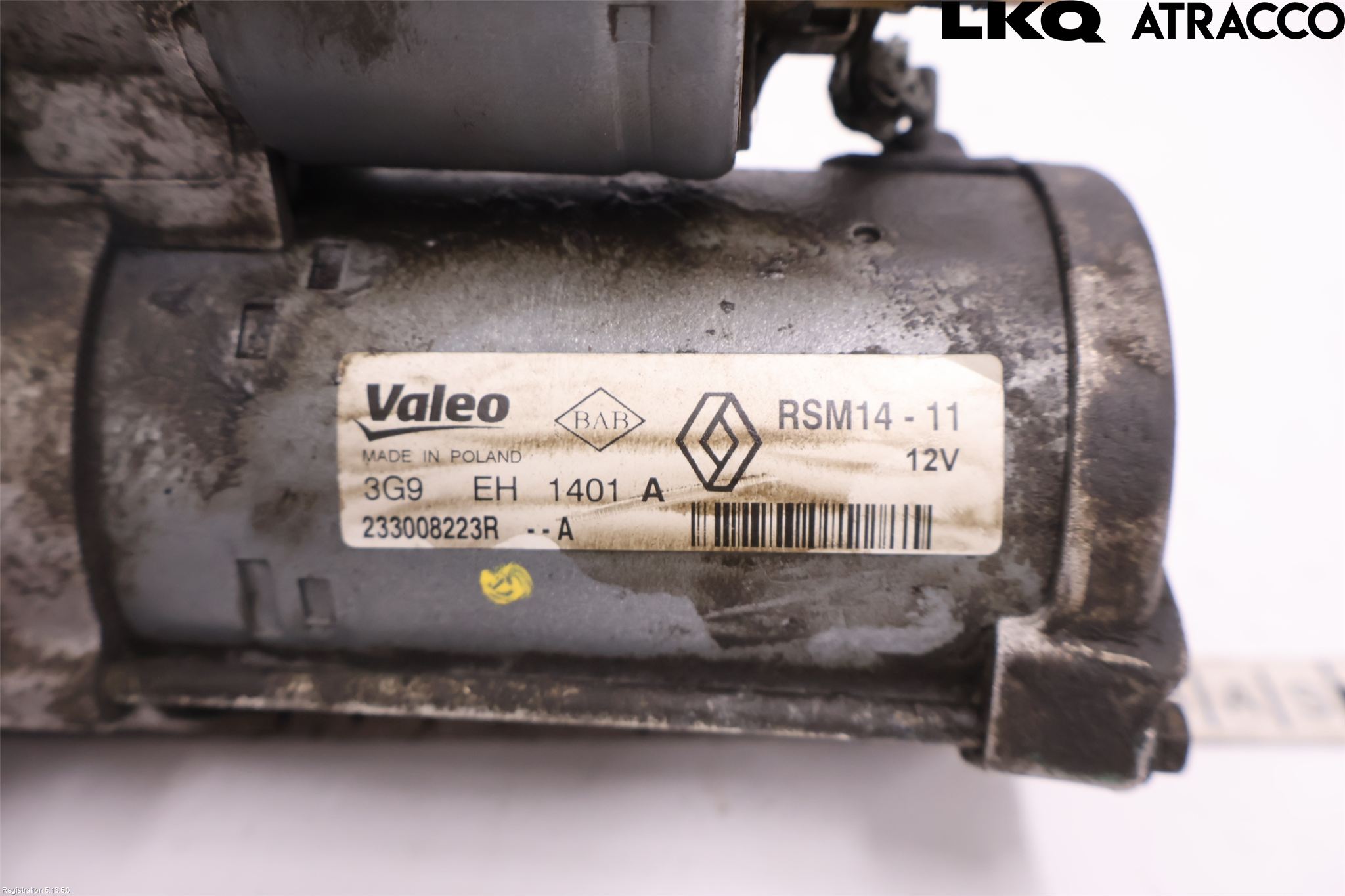Renault KANGOO II 15-21 Startmotor Diesel
