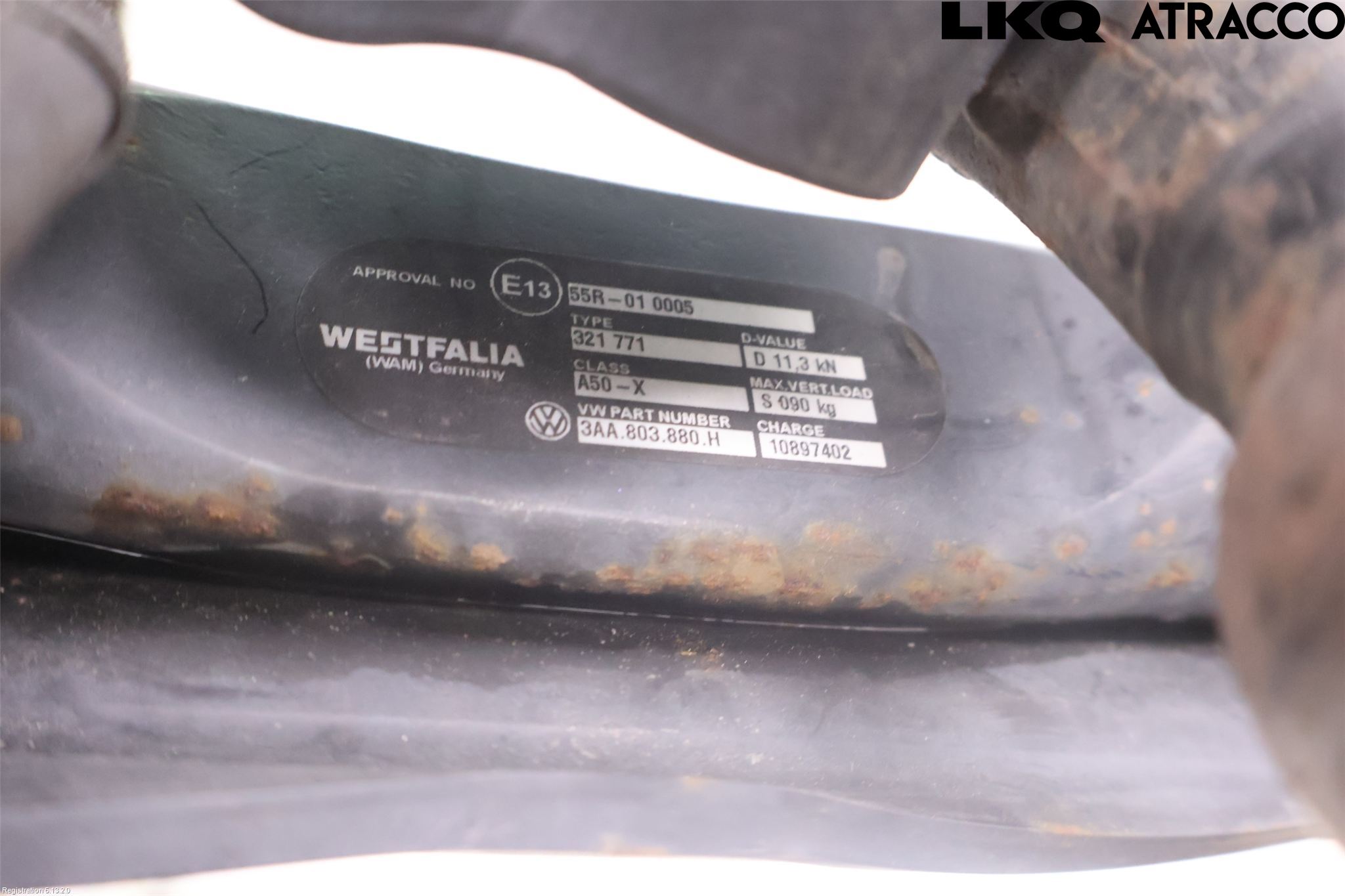 Volkswagen VW PASSAT 11-14 Tilhengerfeste