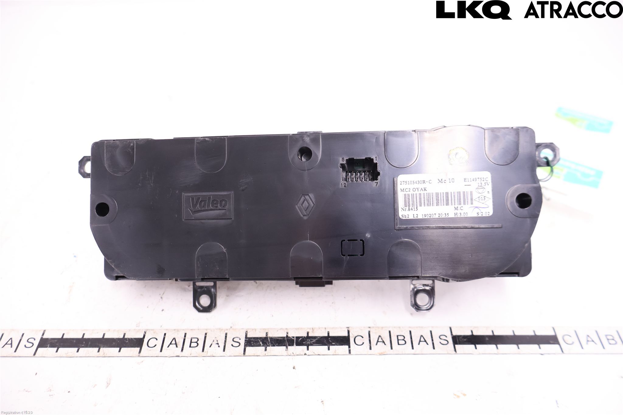 Renault CLIO IV 16-19 Varme Ac Betjening-Display
