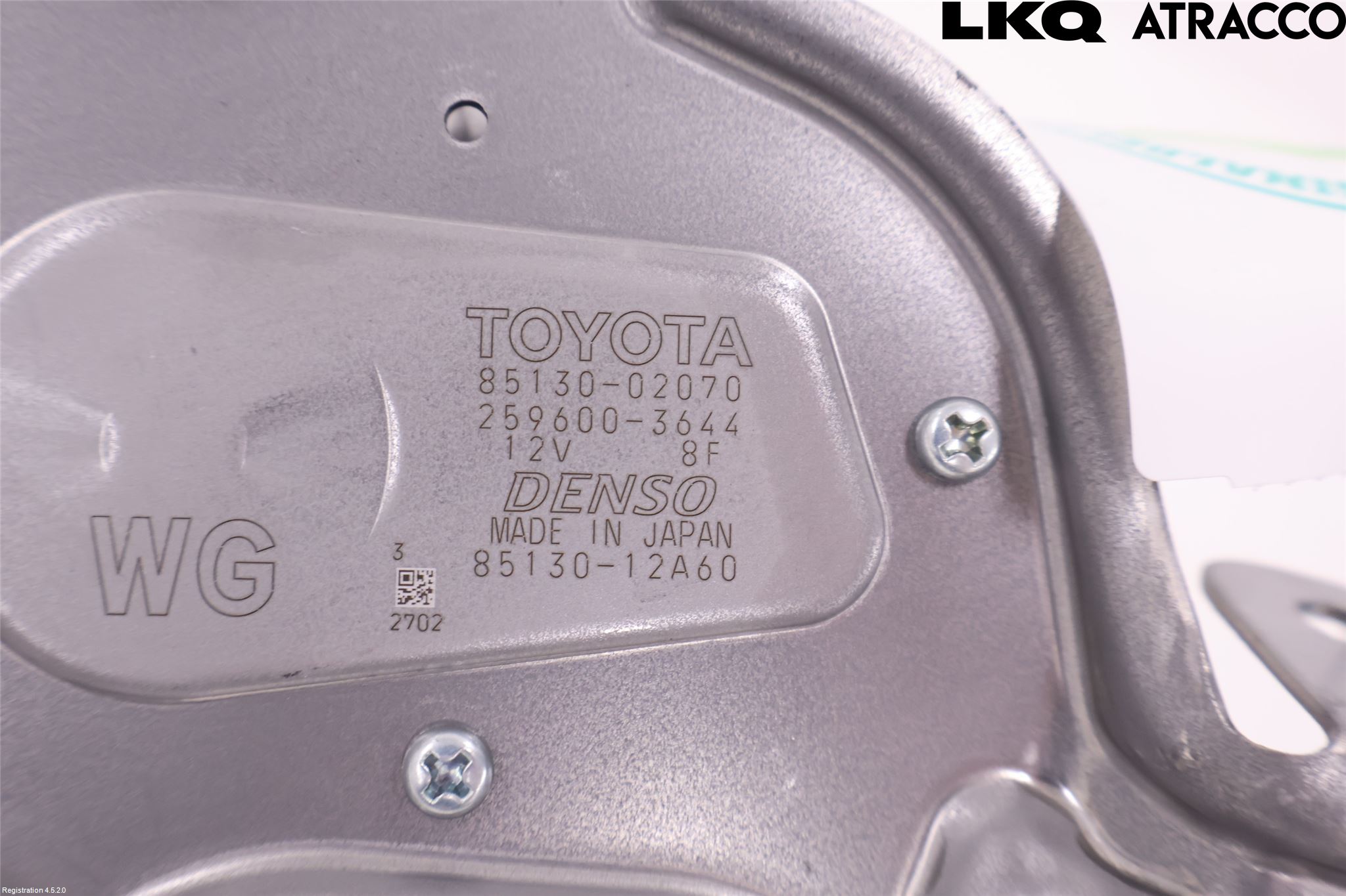 Toyota COROLLA 19- Viskermotor Bakluke