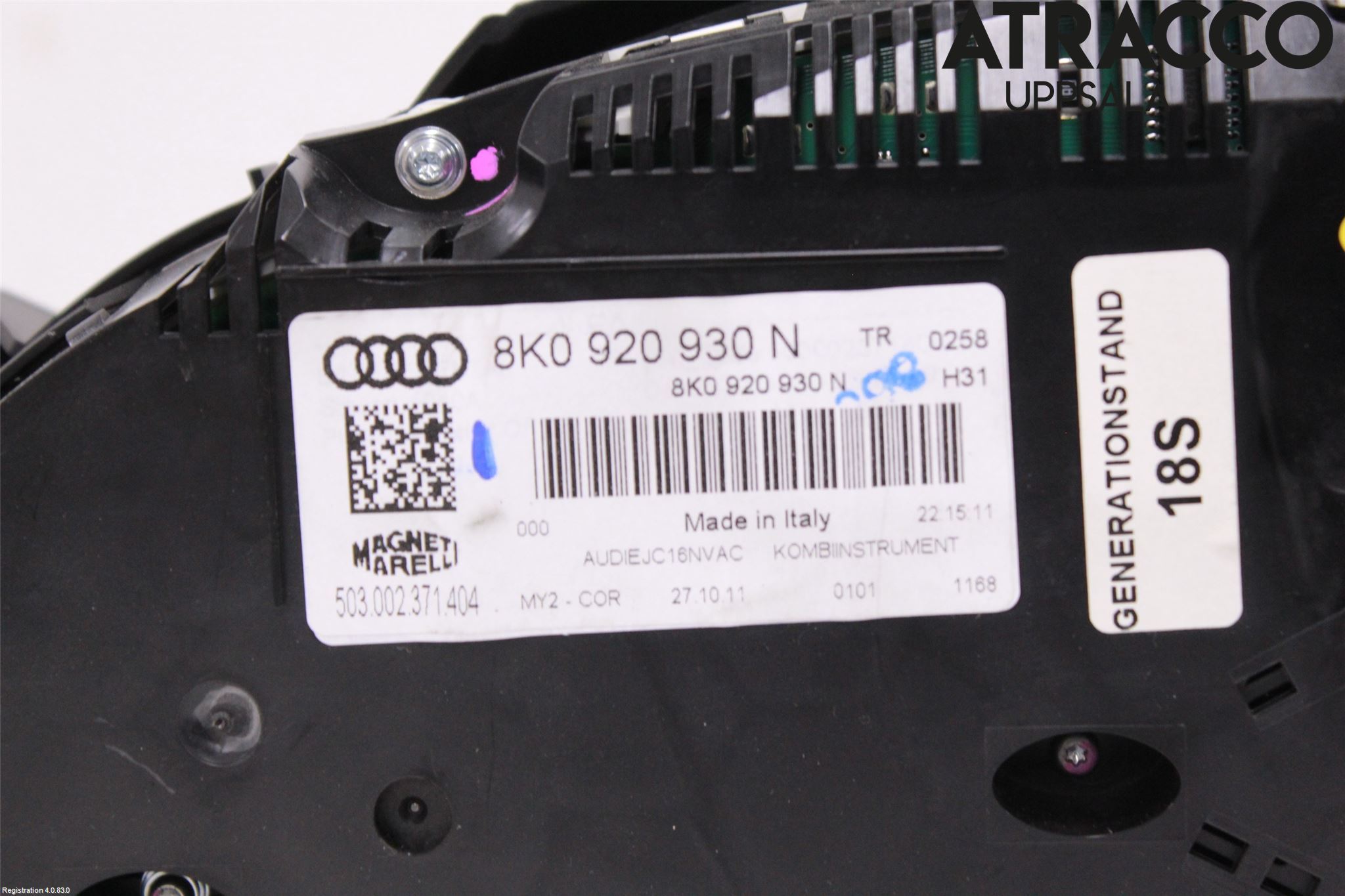 Audi A4/S4 08-11 Instr Kombinert