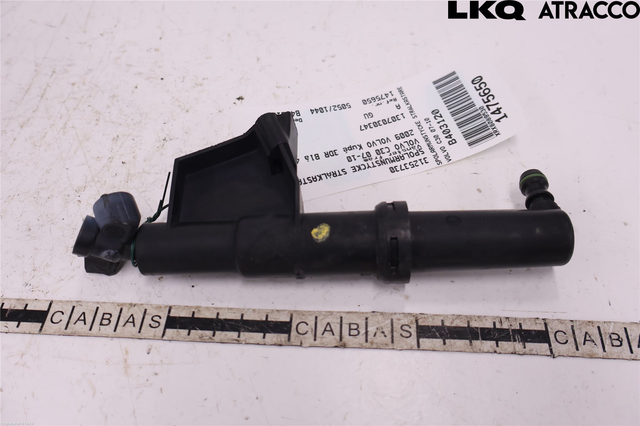 Volvo C30 07-10 Spylerdyse Frontlykter