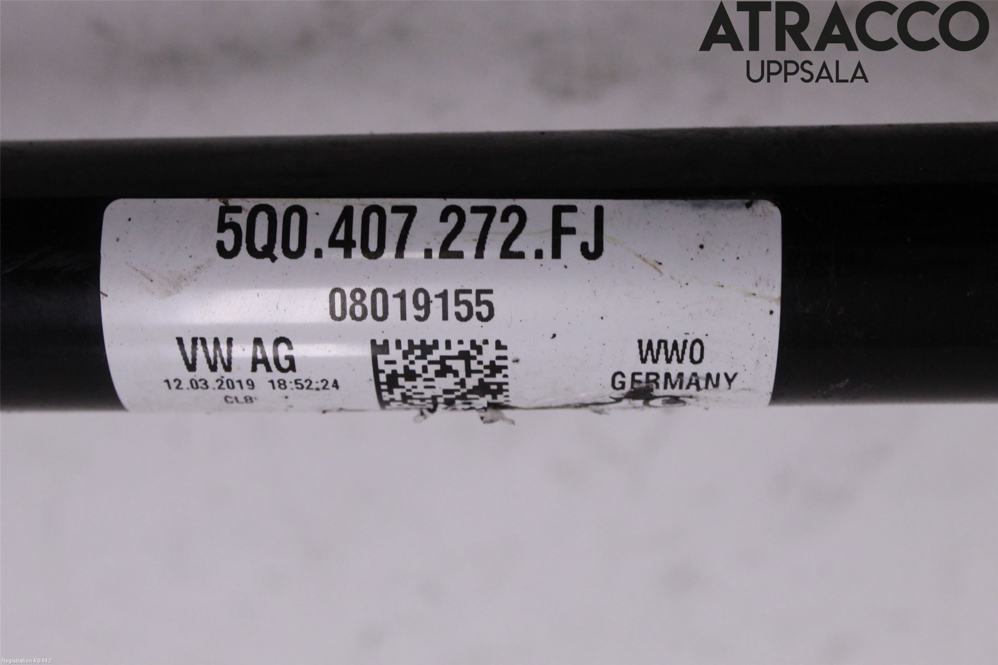 Audi A3/S3 8V 13-20 Drivaksel Foran Kompl Høyre