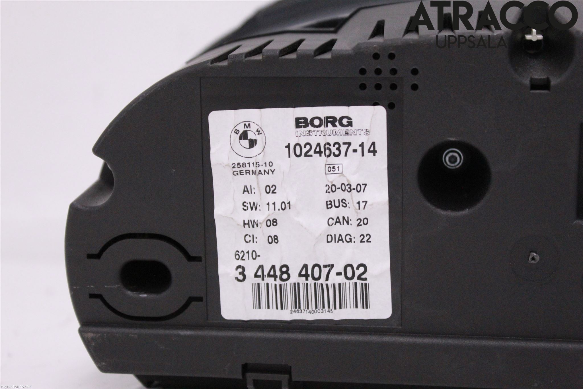 BMW X3 E83     03-10 Instr Speedometer