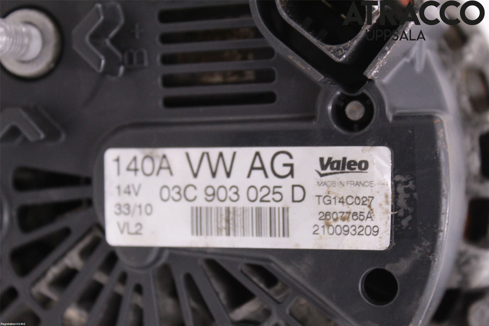 Volkswagen VW TIGUAN 07-16 Dynamo